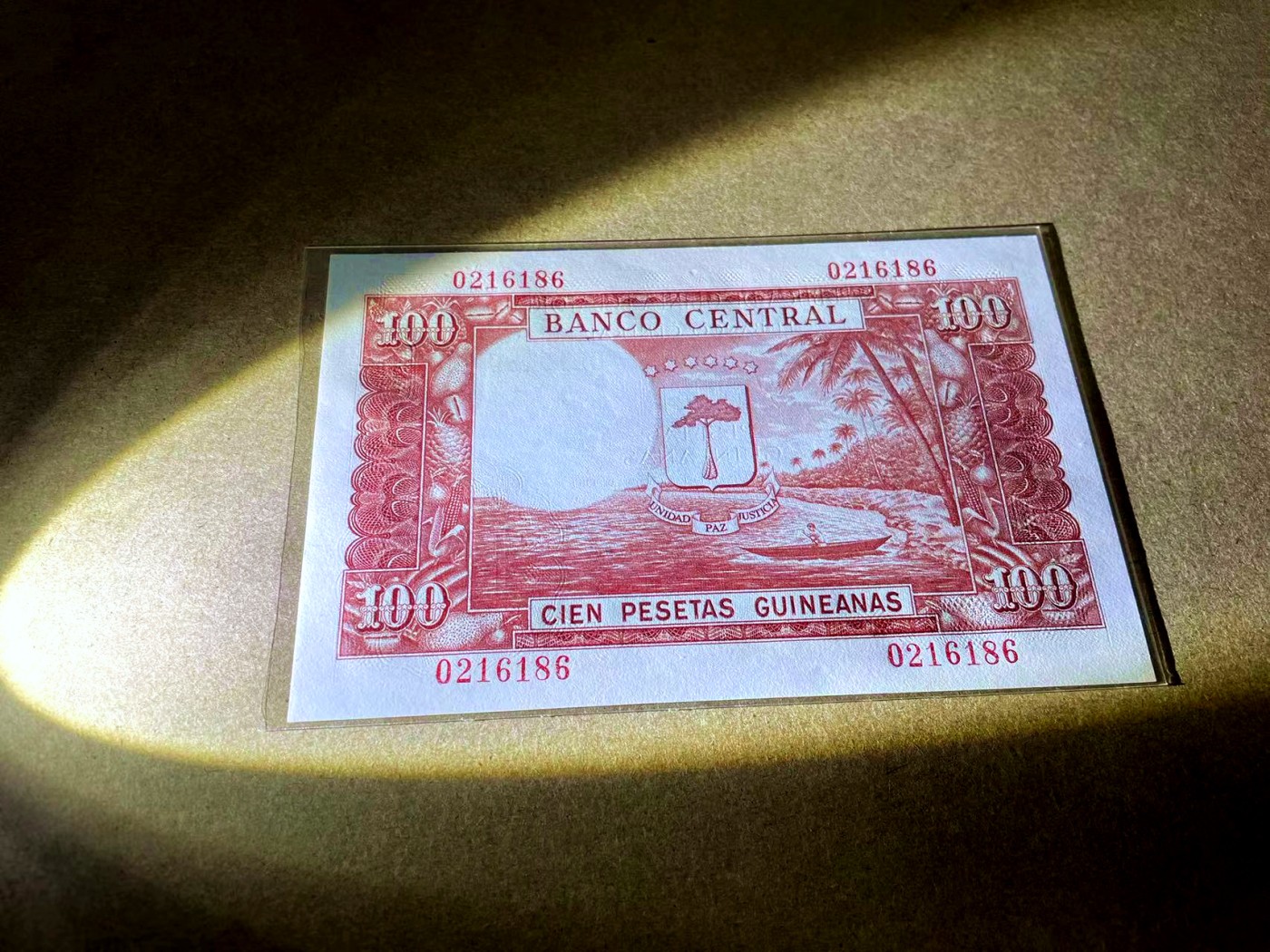 【Blue Auction】✨世界纸币精拍第435期【精】 【无47】赤道几内亚 1969年100比塞塔 全新UNC