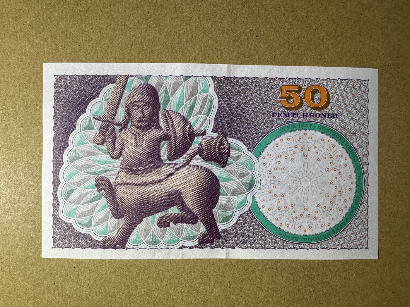 《张总收藏》138期-节后首期外币高货场 丹麦50克朗 UNC 2006年浮雕版
