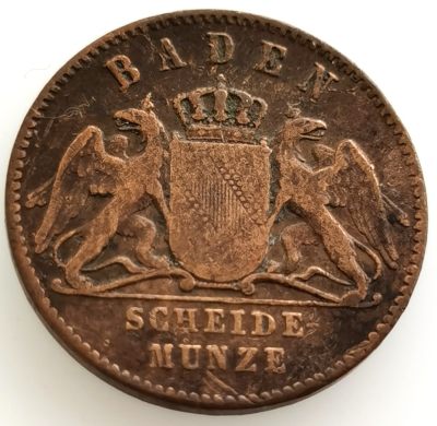  外国纪念币银币专场064（中拍皆有赠品），建议埋价，每周三六两拍，可累积 - 德邦巴登1867年克鲁泽