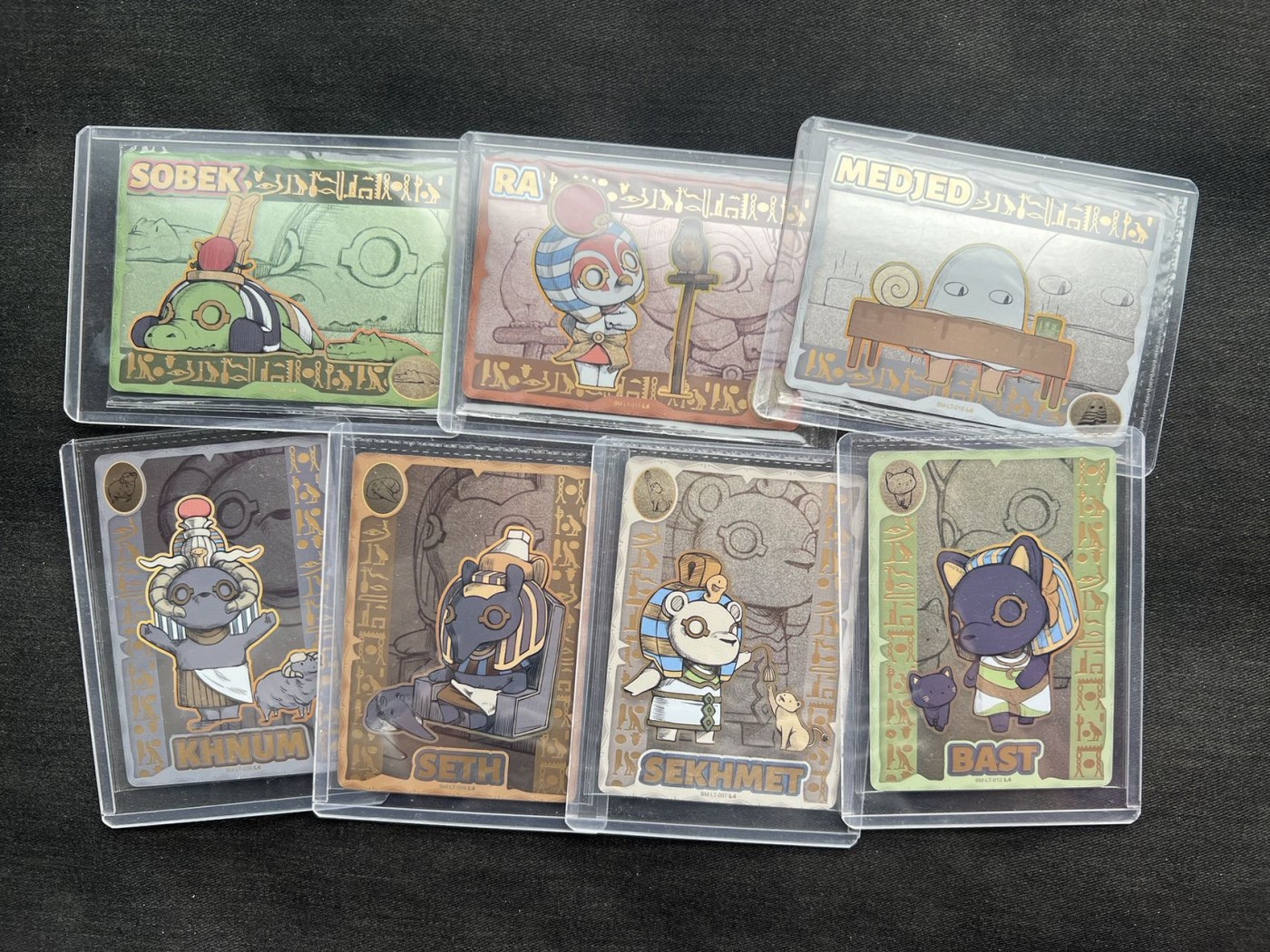 【随心卡拍】收藏卡拍卖【第12期】【新年开工大吉】 卡游大英博物馆 埃及Q版 7张 超可爱