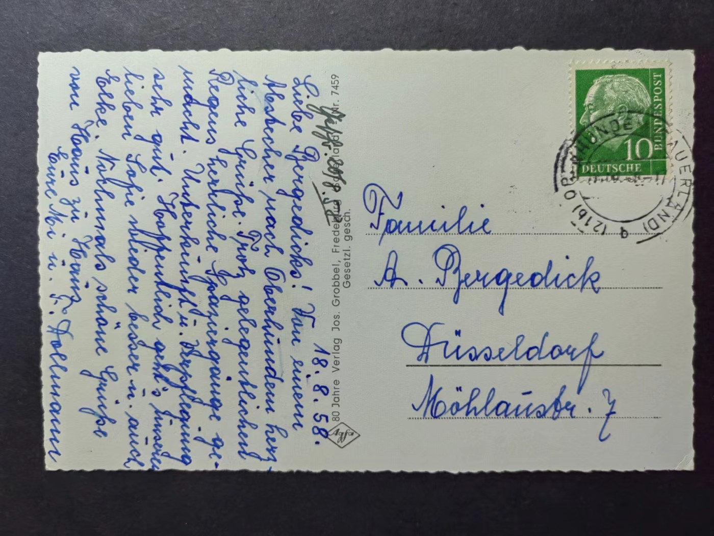 多国邮品✌（拍卖场）精品🔥专场 第④⑨场 德国🇩🇪田园风光实寄明信片