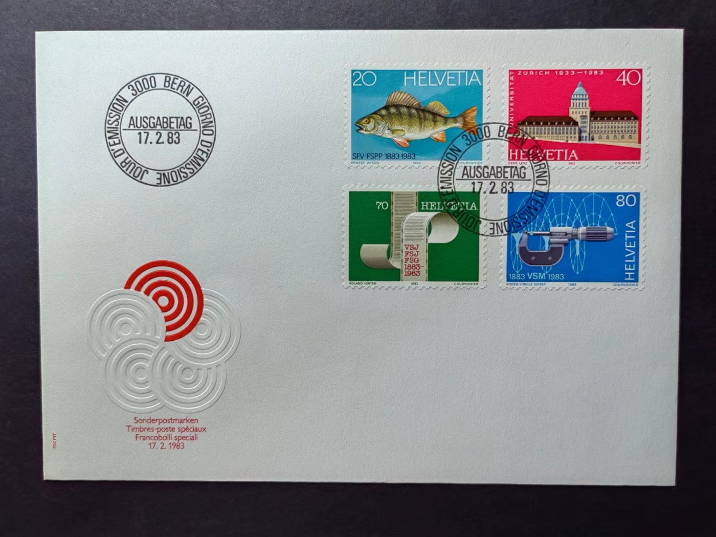 多国邮品✌（拍卖场）精品🔥专场 第④⑨场 瑞士🇨🇭1983 弗兰科博国际邮展（一套）