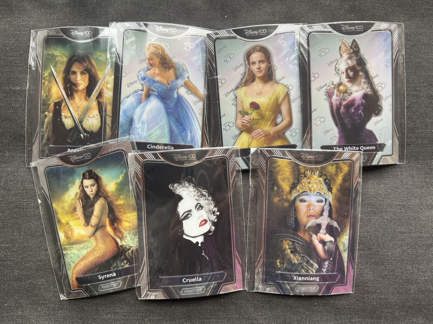 【随心卡拍】收藏卡拍卖【第12期】【新年开工大吉】 卡卡沃 迪斯尼 美女人物卡 7张 卡弯曲