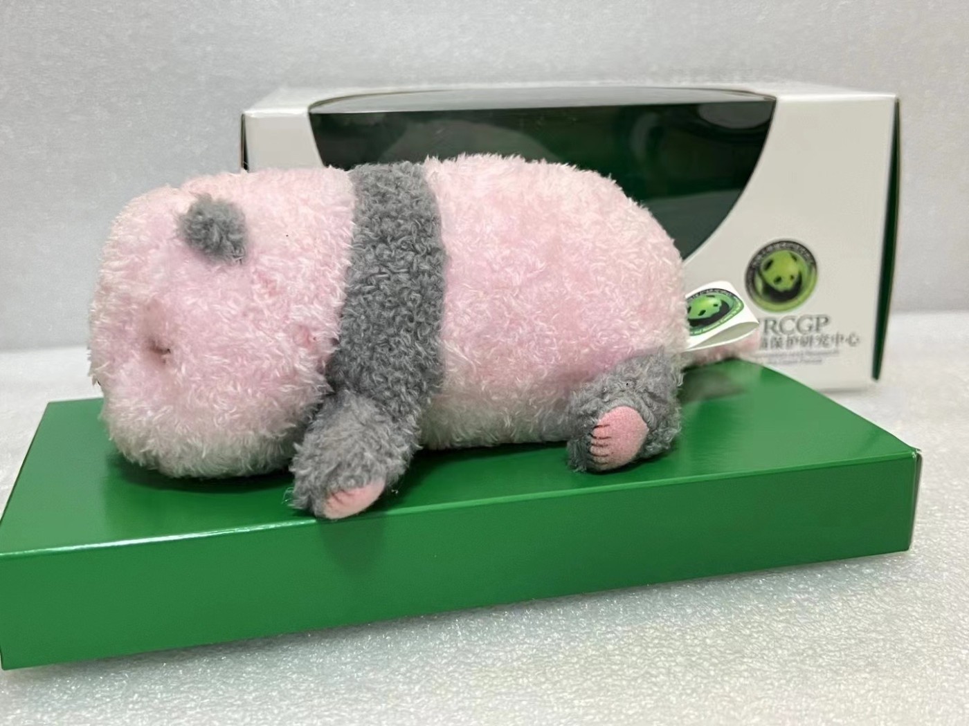 零元拍：20天的熊猫宝宝 幼体大熊猫 毛绒公仔 官方授权产品，全新未拆。
