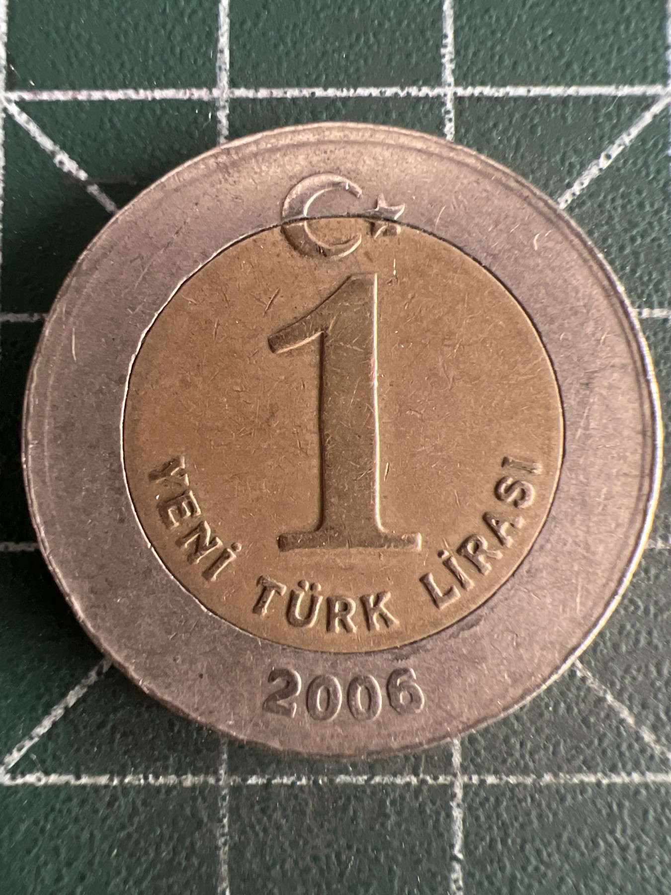 第590期 硬币专场 （无押金，捡漏，全场50包邮，偏远地区除外，接收代拍业务） 土耳其1里拉双色币
