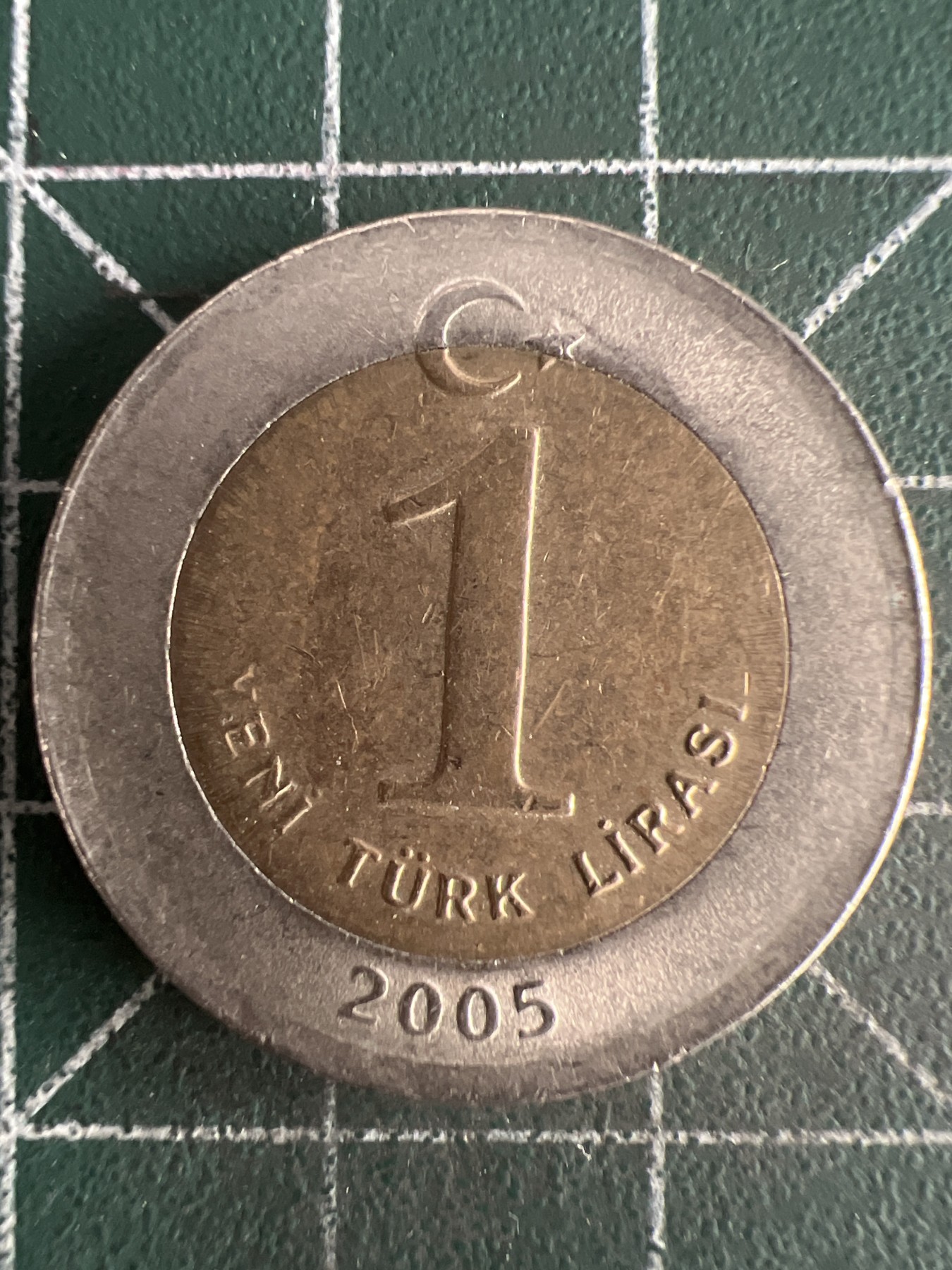 第588期 硬币专场 （无押金，捡漏，全场50包邮，偏远地区除外，接收代拍业务） 土耳其1里拉双色币