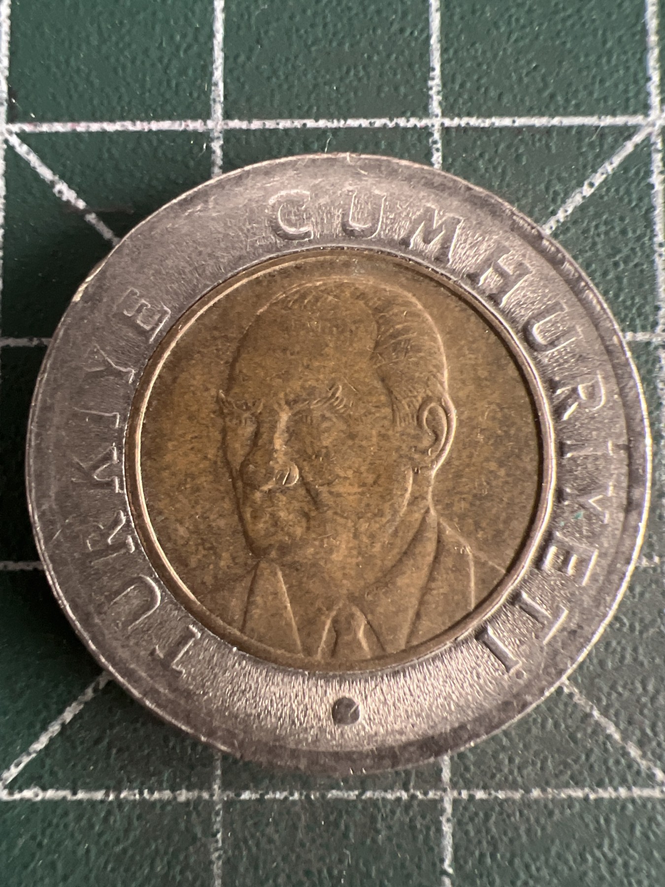 第588期 硬币专场 （无押金，捡漏，全场50包邮，偏远地区除外，接收代拍业务） 土耳其1里拉双色币