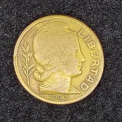 巴斯克收藏第233期 散币专场 3月 5/6/7 号三场连拍 全场包邮 - 阿根廷 1943年 10分铜铝合金币