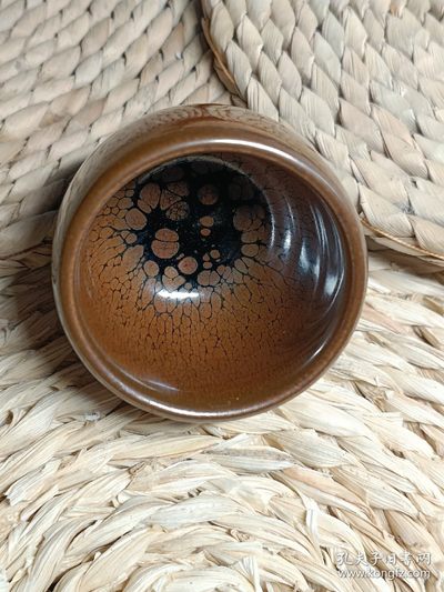 ↓【君缘收藏】第36期↙↙↙无佣金、可寄存、满10元包邮  - 建窑建盏，鸡蛋杯 主人一口杯，金长有建盏 黄鹧鸪鸡蛋杯，口径约5.5㎝，高约5㎝