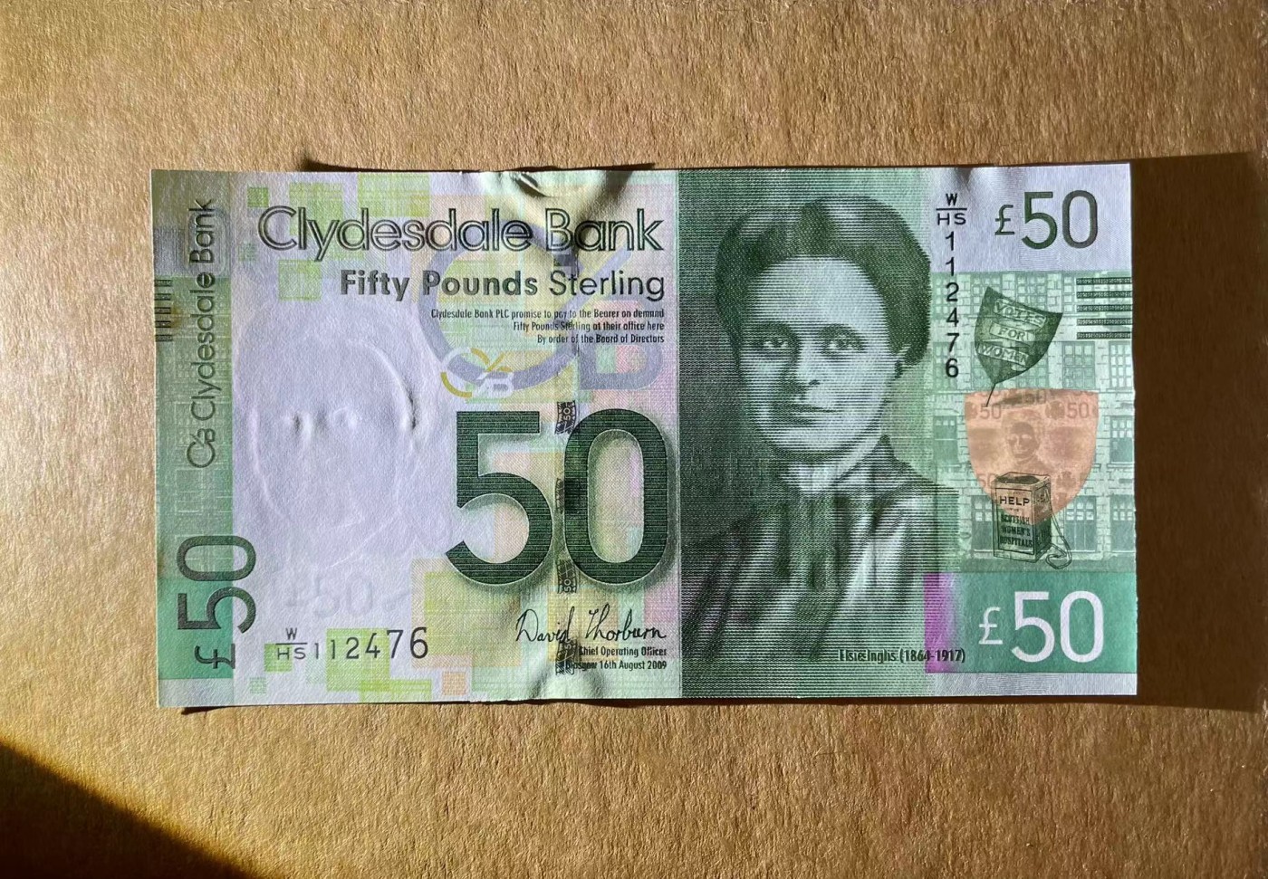 【Blue Auction】✨世界纸币精拍第436期【精】 【WHS首发冠】苏格兰 2009年50镑 全新UNC