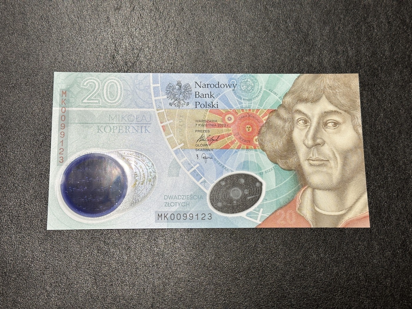 《外钞收藏家》第三百四十一期 2022年波兰20 纪念钞 全新UNC 无47