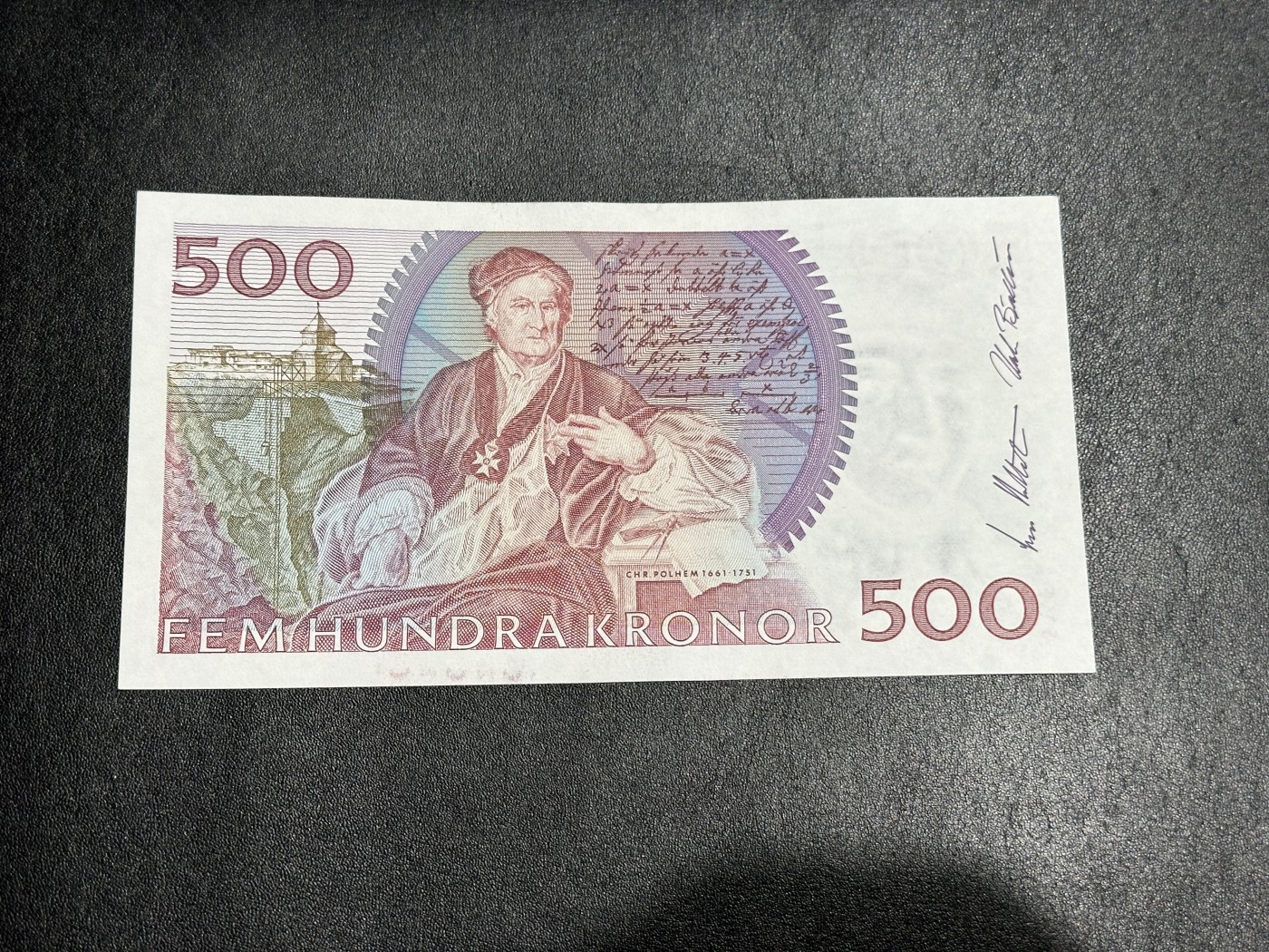 《外钞收藏家》第三百四十一期 瑞典500克朗 全新 轻微潮