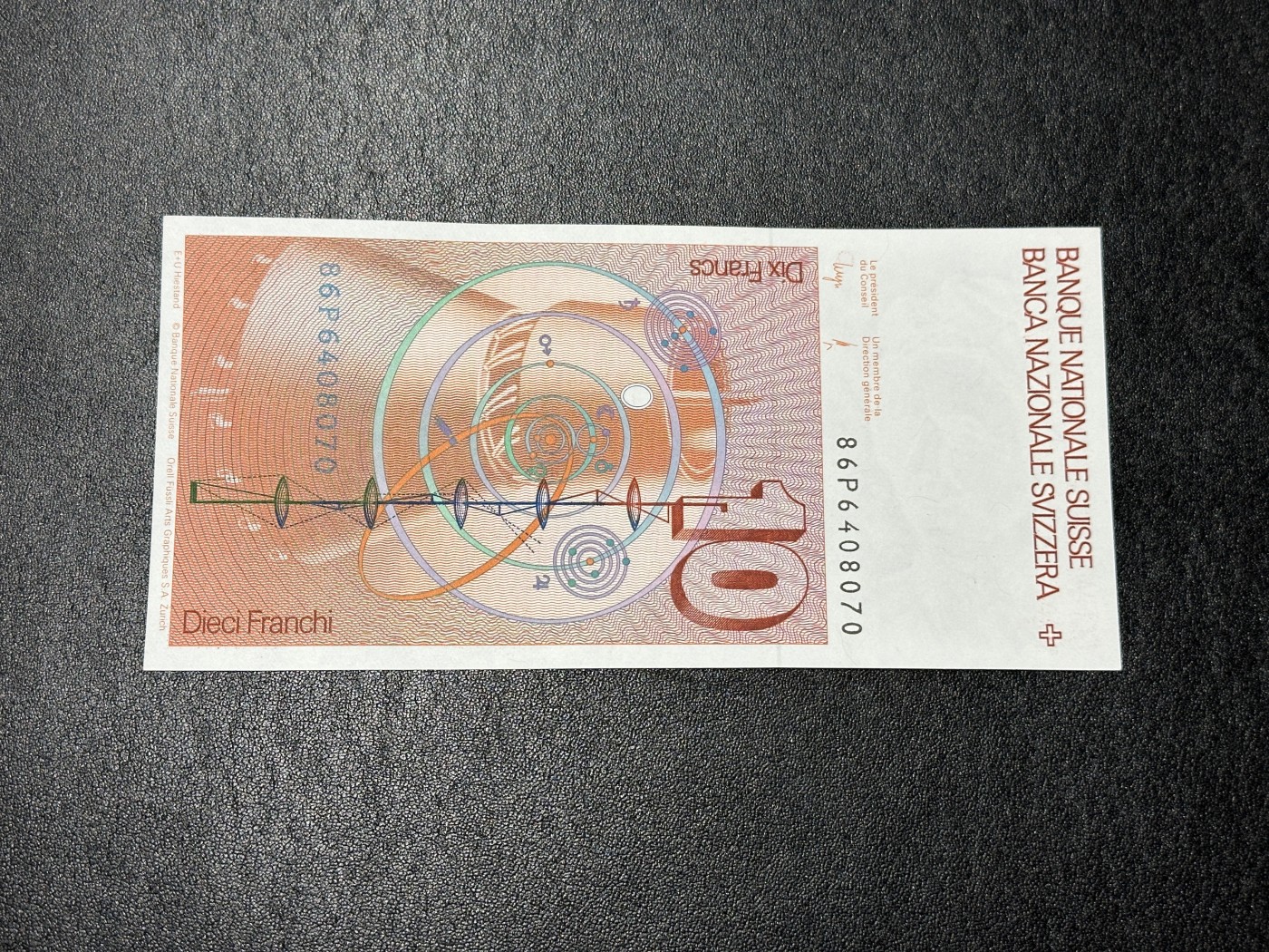 《外钞收藏家》第三百四十一期 1986年瑞士10法郎 全新UNC