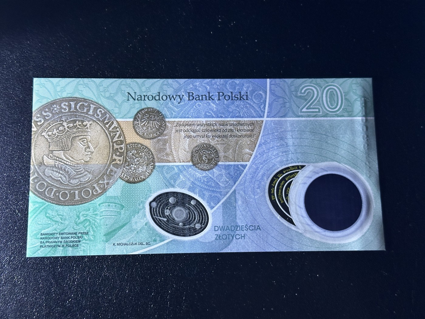 《外钞收藏家》第三百四十一期 2022年波兰20 纪念钞 全新UNC 无47