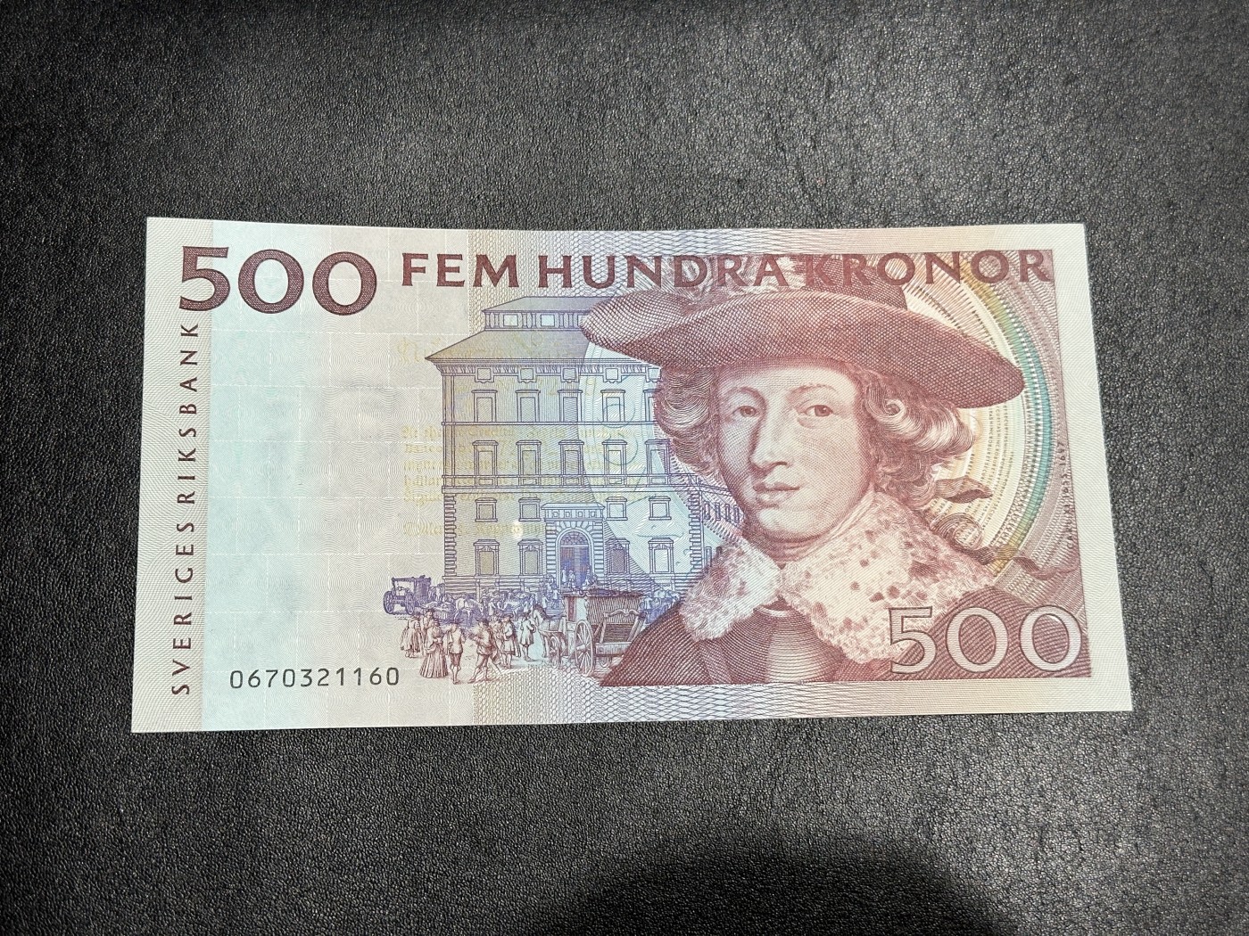 《外钞收藏家》第三百四十一期 瑞典500克朗 全新 轻微潮