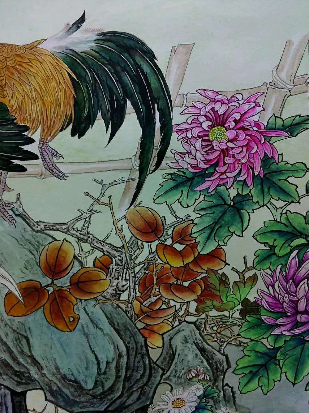当代画家【王雪兰】倾心之作，纯手绘画，笔法纤细流畅，清晰透彻，下笔劲道有力，画面布局合理严谨，条理分明，主题突出