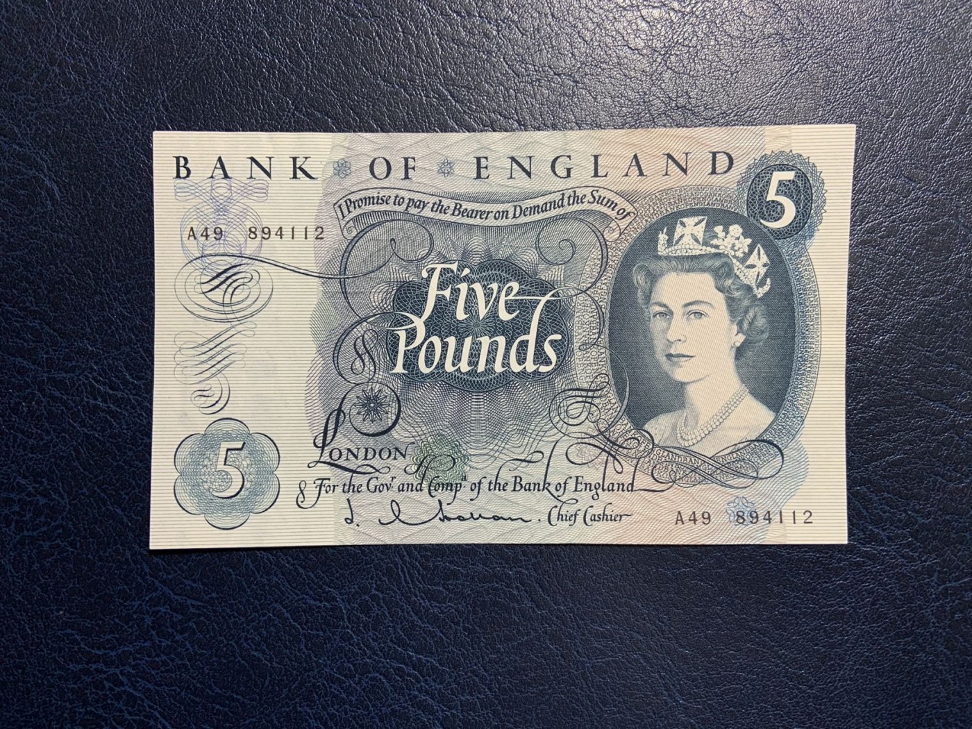 收藏联盟Quantum Auction 第326期拍卖  英国1963-66年5镑 品相AU 