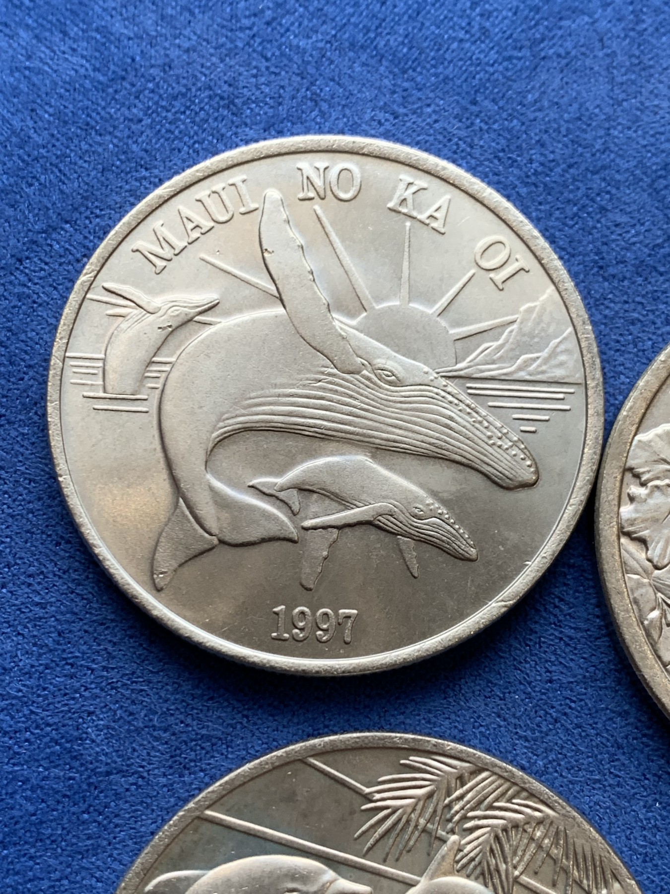 《竞宝斋》第242场-周日，周一 新年开场 (全场包邮) 4枚一组 美国夏威夷州贸易币