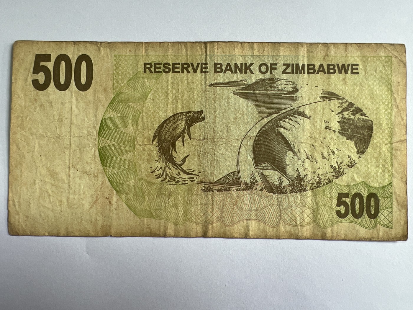 第535期  纸币专场 （无押金，捡漏，全场50包邮，偏远地区除外，接收代拍业务） 津巴布韦500