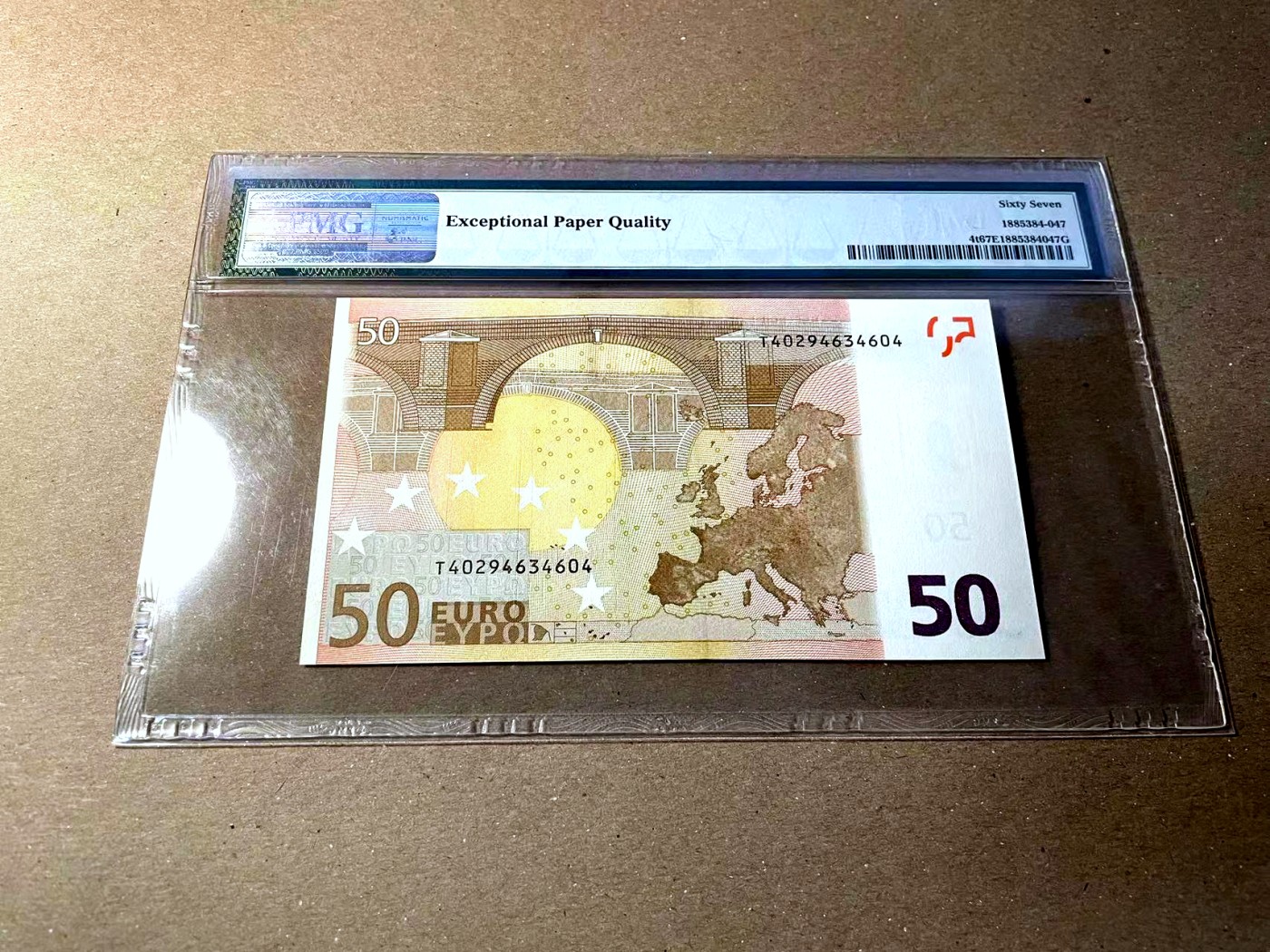 【Blue Auction】✨世界纸币精拍第437期【精】 【首签】欧盟 2002年50欧元 PMG67EPQ 