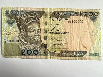 第535期  纸币专场 （无押金，捡漏，全场50包邮，偏远地区除外，接收代拍业务） - 尼日利亚200奈拉