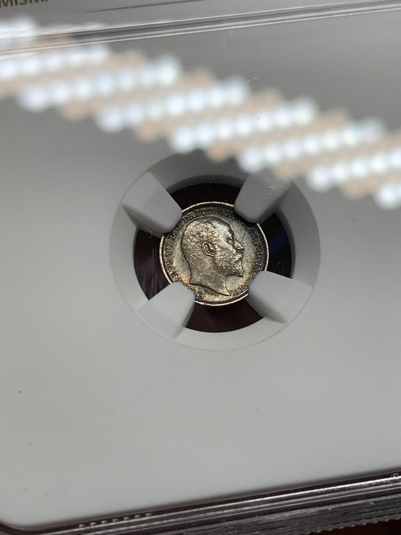 《竞宝斋》第242场-周日，周一 新年开场 (全场包邮) NGC-PF63 MATTE 英国 1902年 爱德华七世磨砂精制1便士银币 有名的洗脚币品种 单个出现比较难得