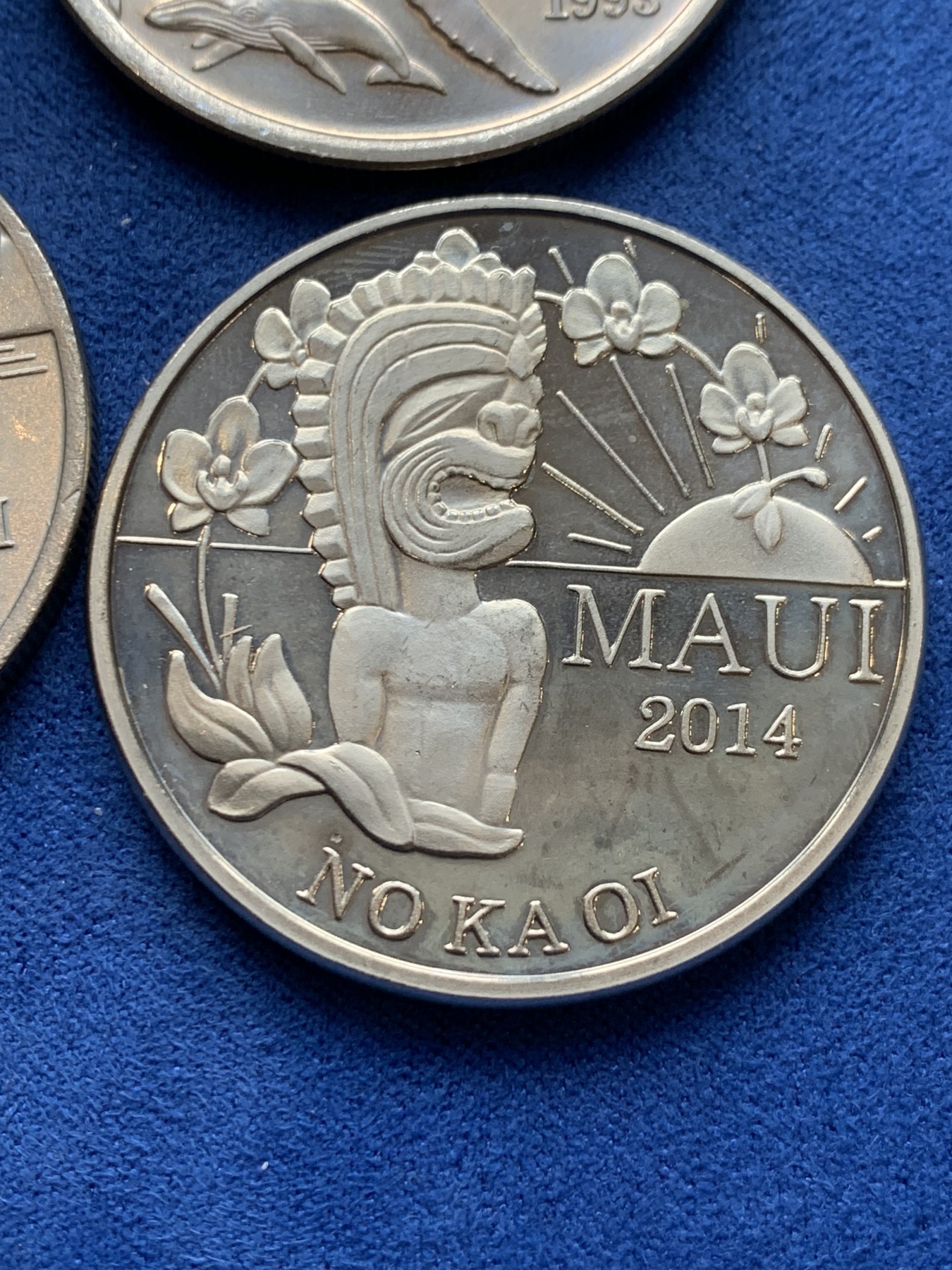 《竞宝斋》第242场-周日，周一 新年开场 (全场包邮) 4枚一组 美国夏威夷州贸易币