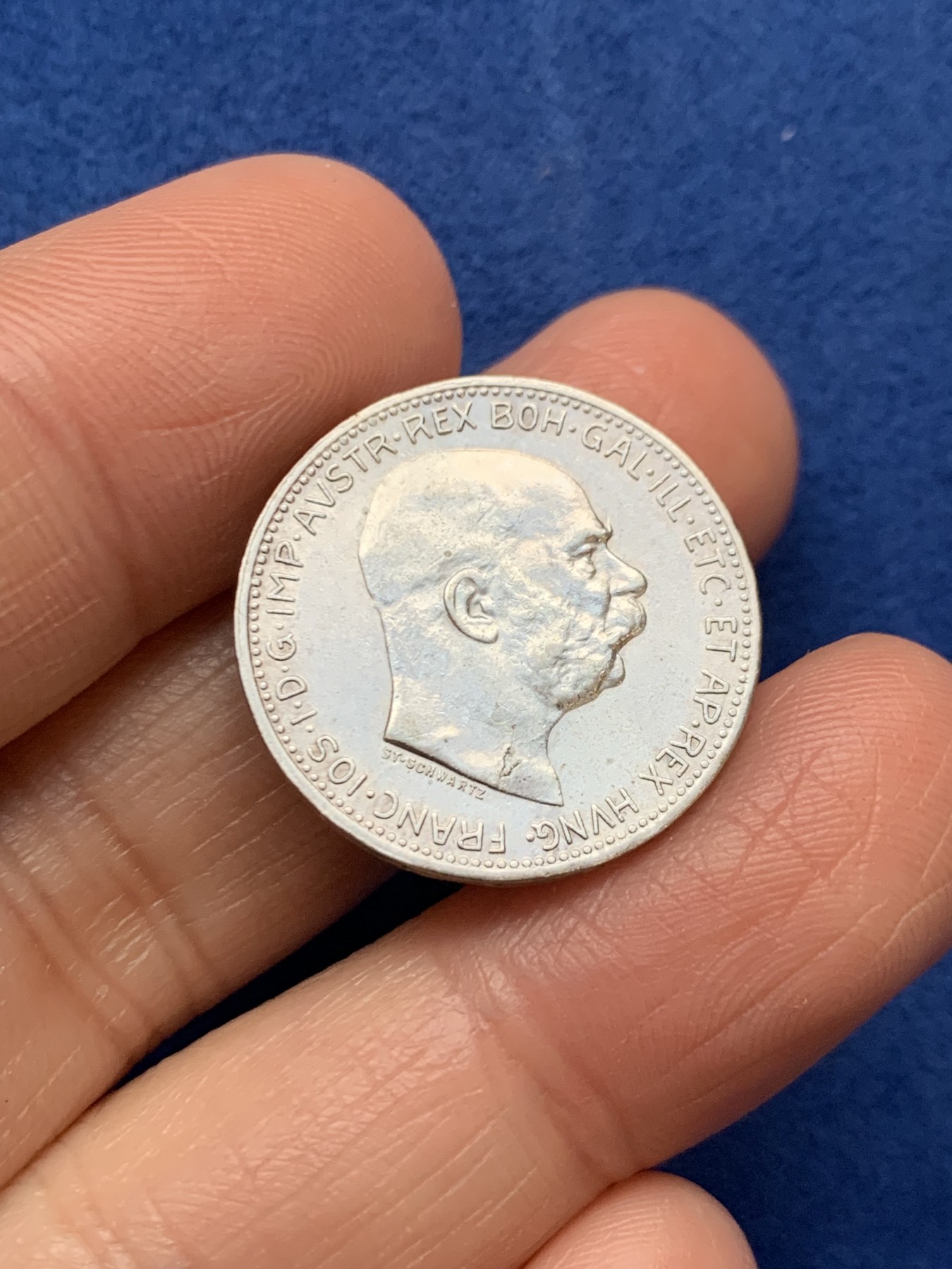 《竞宝斋》第242场-周日，周一 新年开场 (全场包邮) 1915年奥匈帝国奥地利1克朗银币