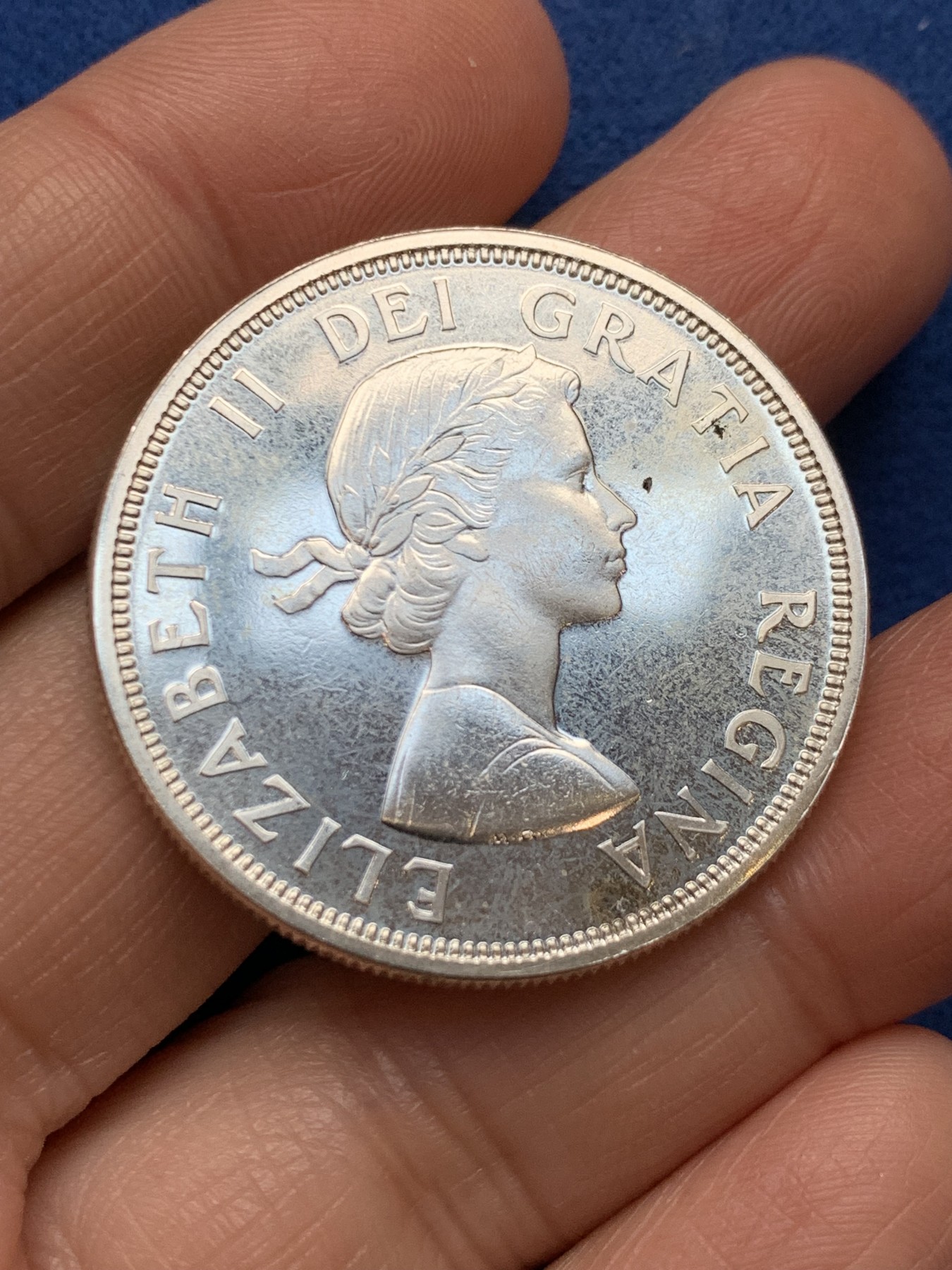 《竞宝斋》第242场-周日，周一 新年开场 (全场包邮) 加拿大1964年1元银币 夏洛特敦百年