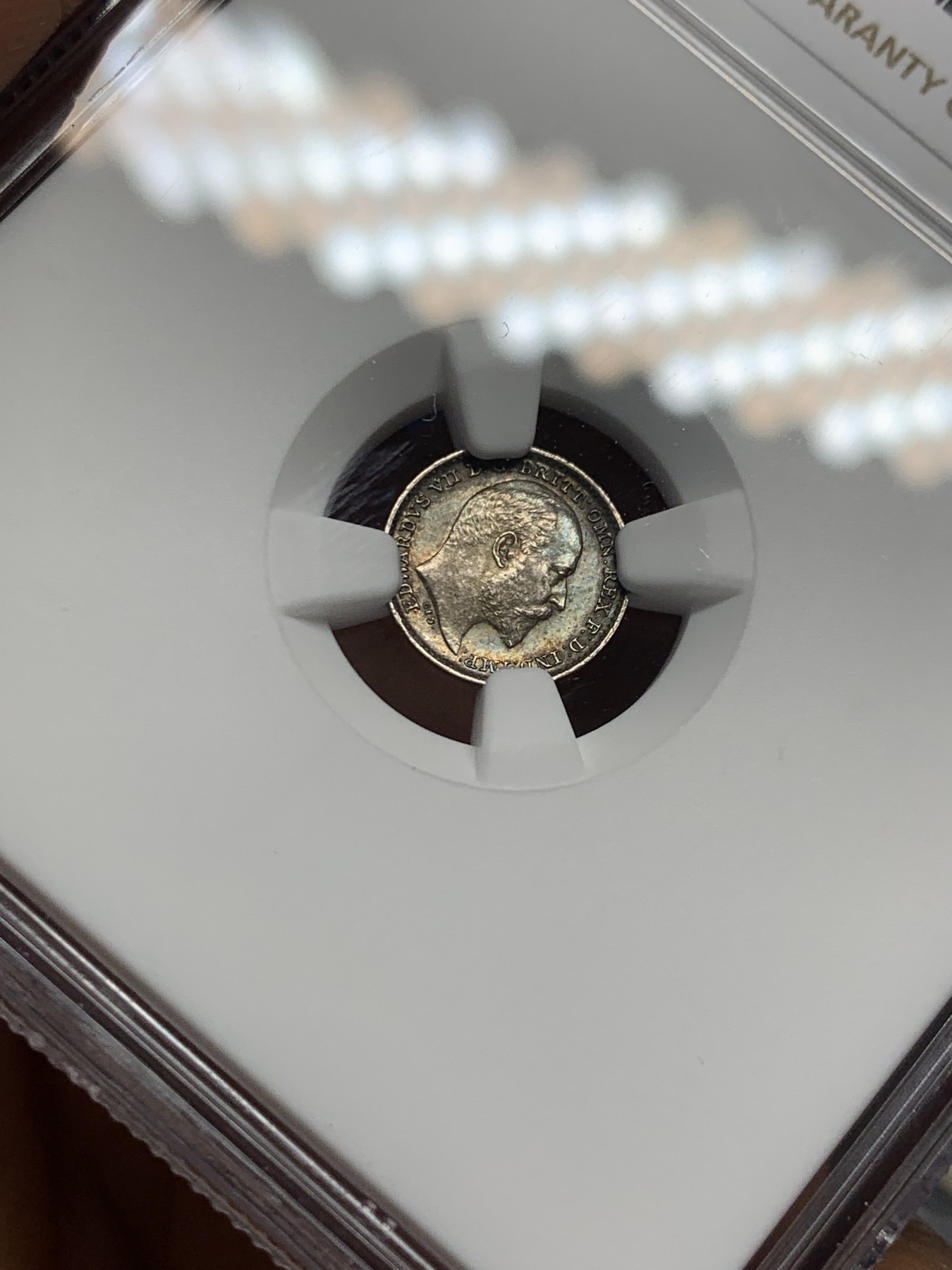 《竞宝斋》第242场-周日，周一 新年开场 (全场包邮) NGC-PF63 MATTE 英国 1902年 爱德华七世磨砂精制1便士银币 有名的洗脚币品种 单个出现比较难得