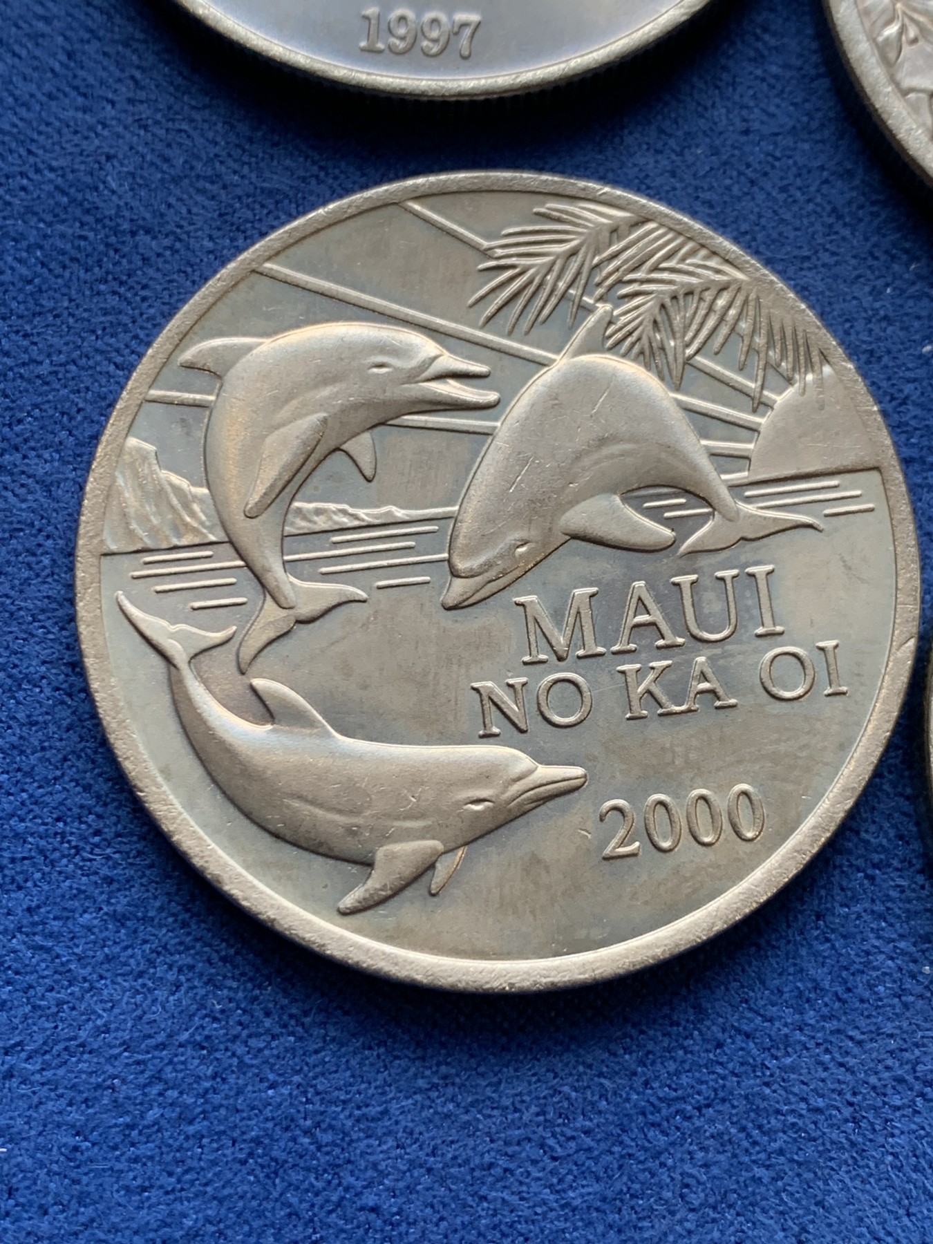 《竞宝斋》第242场-周日，周一 新年开场 (全场包邮) 4枚一组 美国夏威夷州贸易币