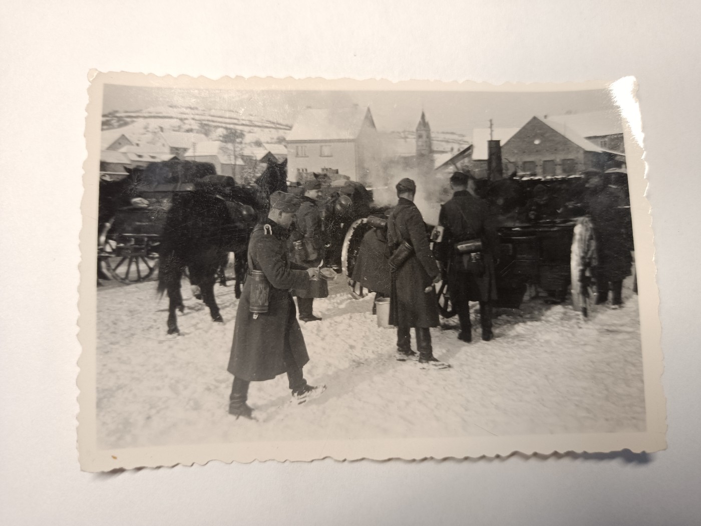 阿娜斯塔西亚军事题材拍卖第五期 Third Reich1941官兵行军原品老照背后有编号字迹