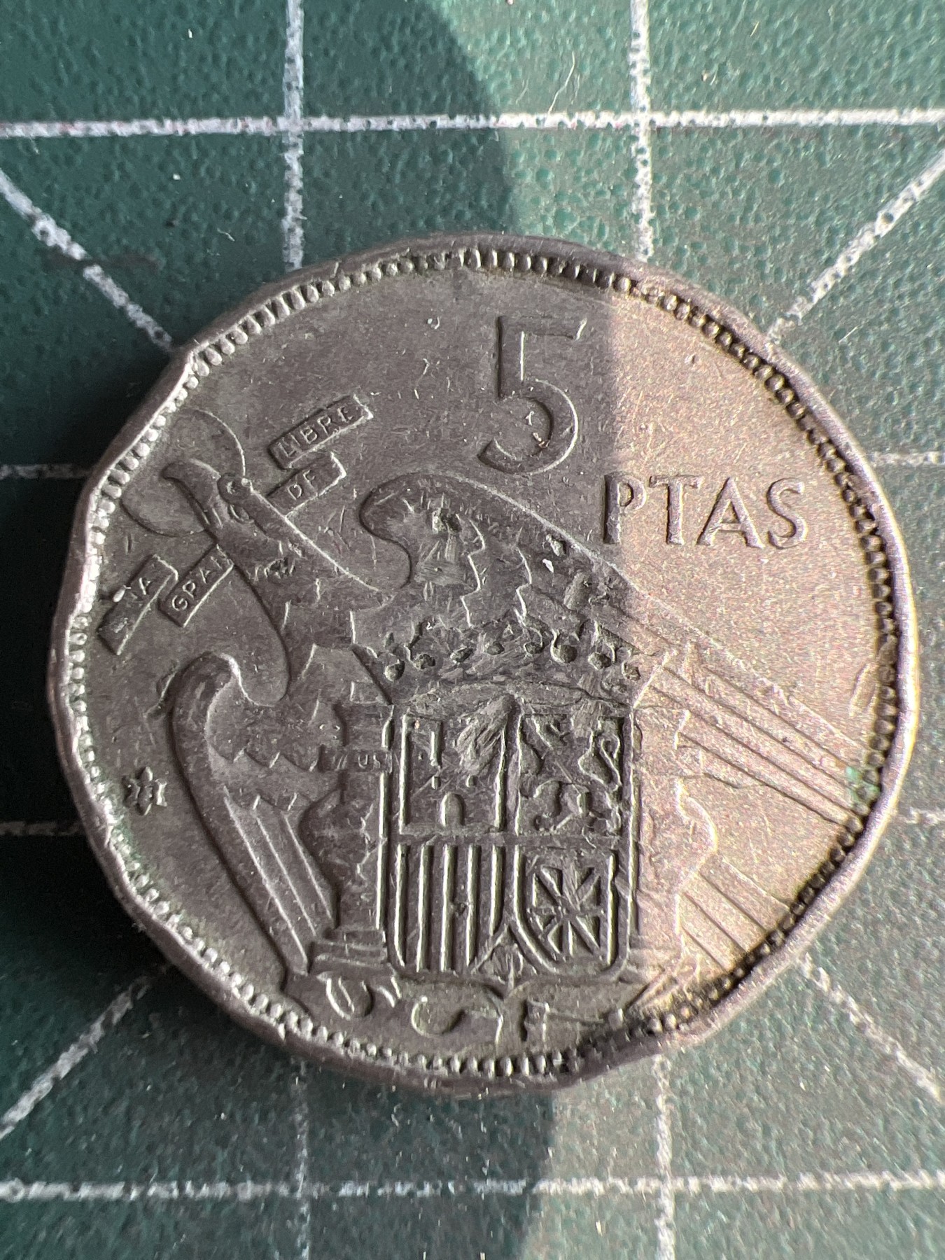 第536期  硬币专场 （无押金，捡漏，全场50包邮，偏远地区除外，接收代拍业务） 西班牙5比塞塔