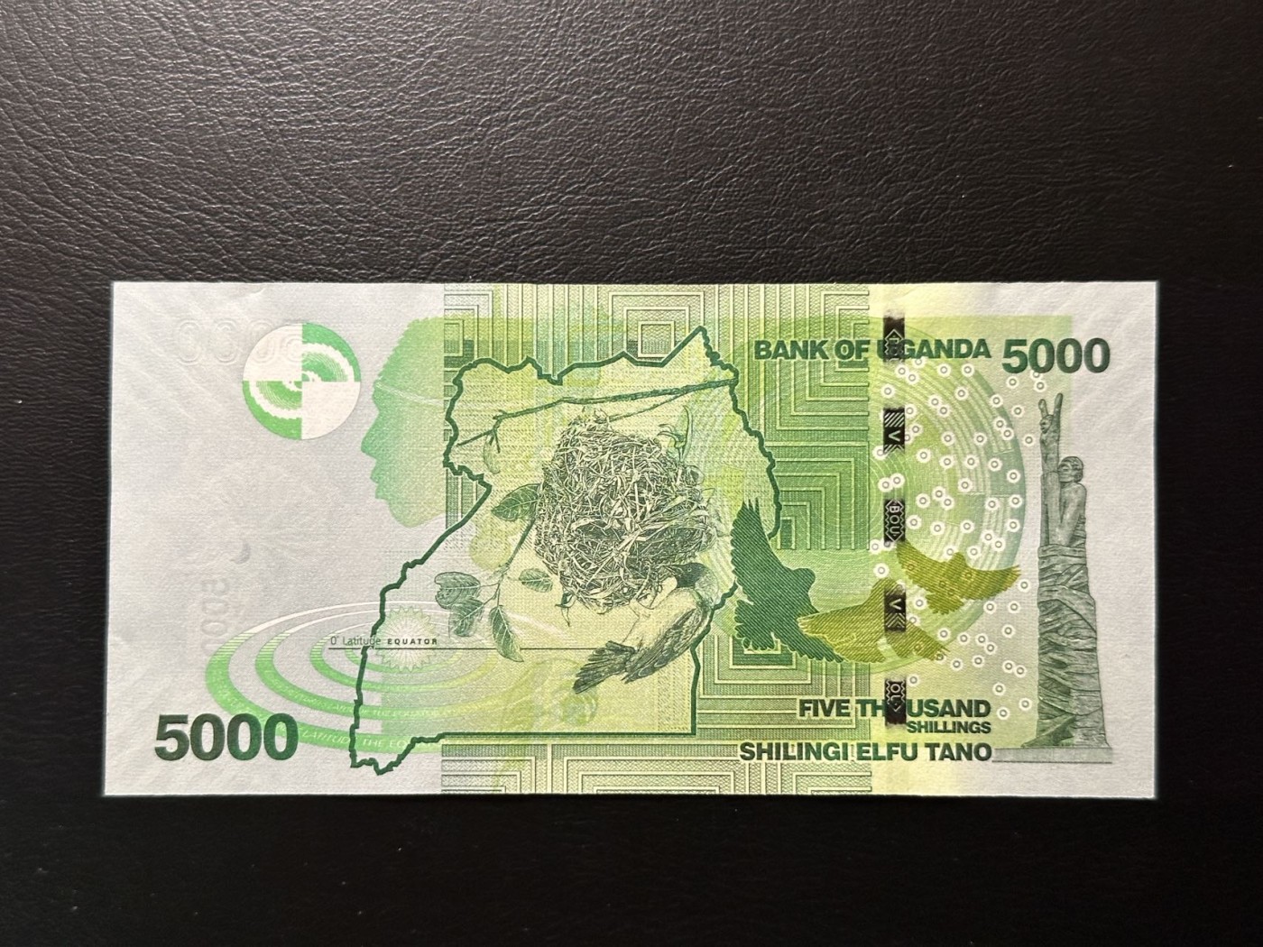 第三十六场！（本期有pmg记录仅两枚的顶级高货） 乌干达5000先令，品相unc！