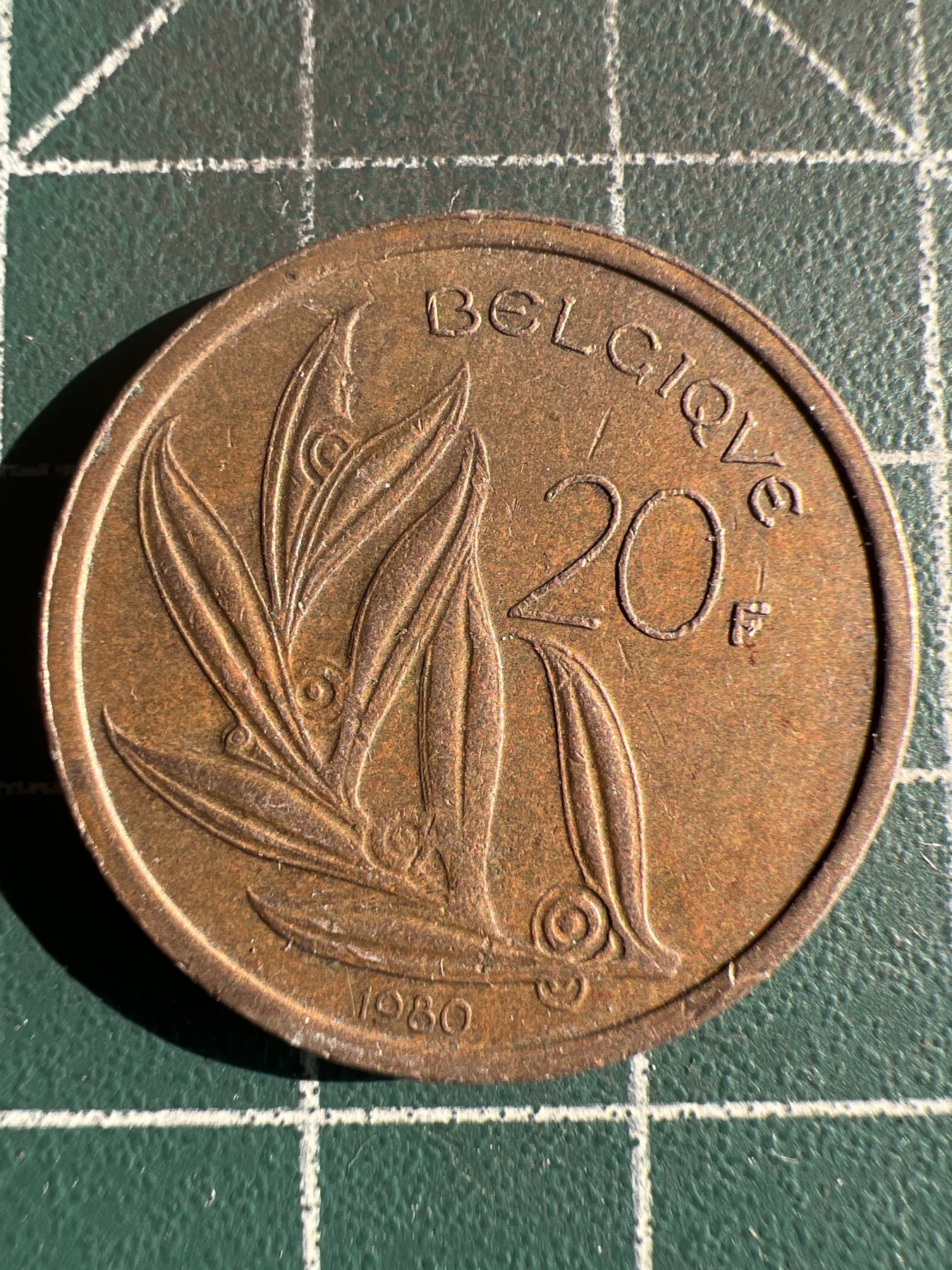 第590期 硬币专场 （无押金，捡漏，全场50包邮，偏远地区除外，接收代拍业务） 比利时20F
