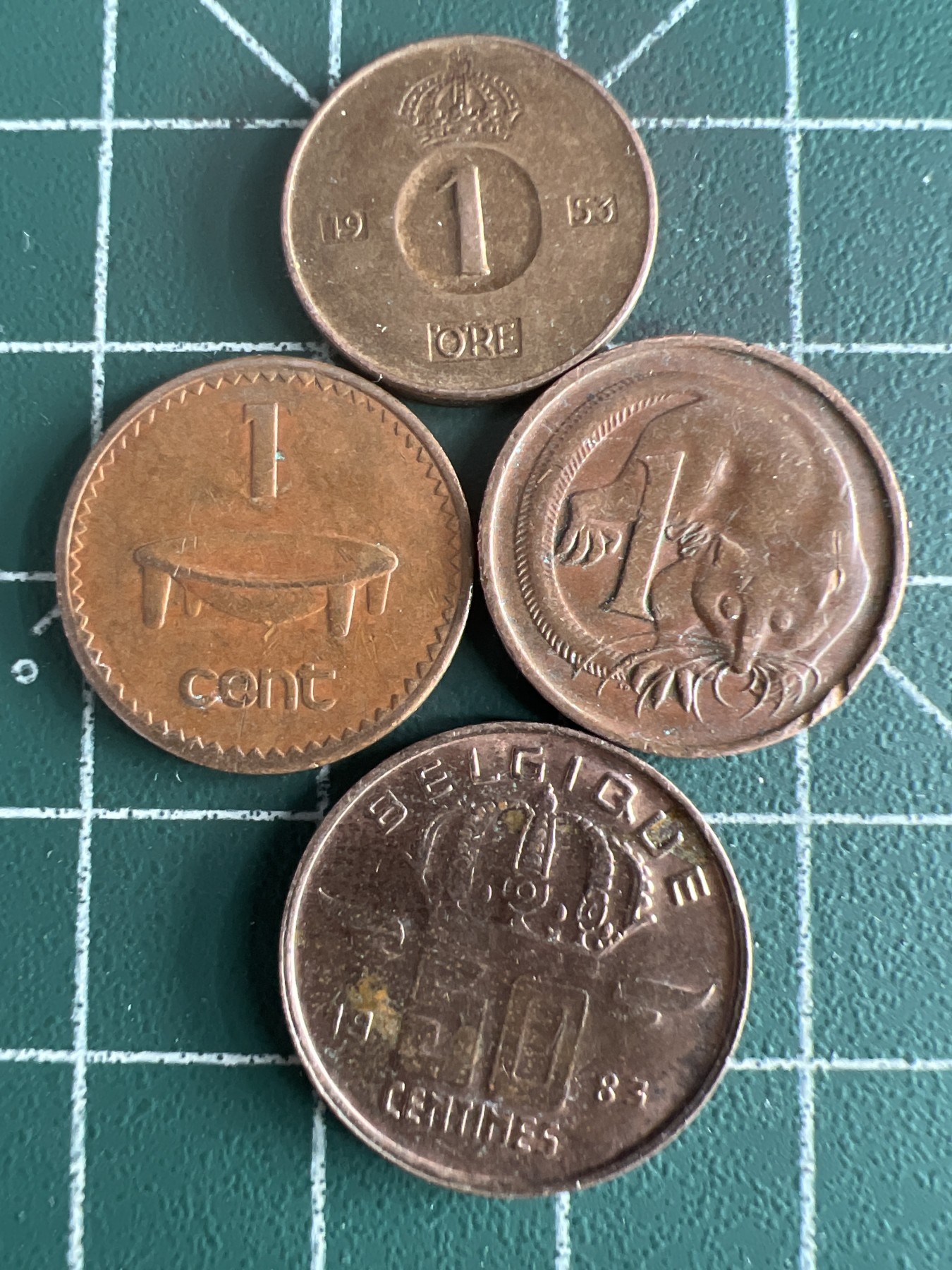 第557期 硬币专场 （无押金，捡漏，全场50包邮，偏远地区除外，接收代拍业务） 铜币四枚