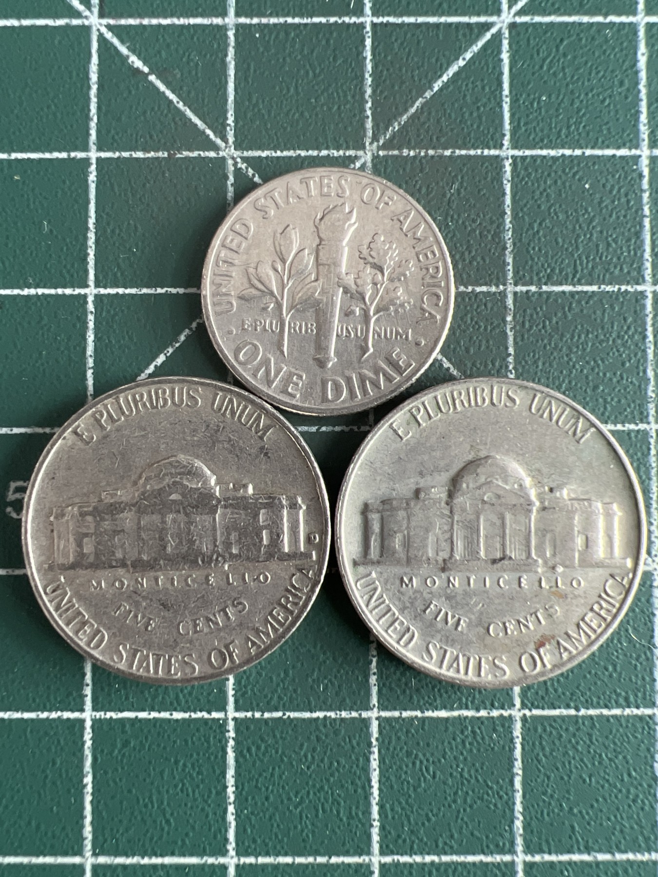 第591期 硬币专场 （无押金，捡漏，全场50包邮，偏远地区除外，接收代拍业务） 美国三枚