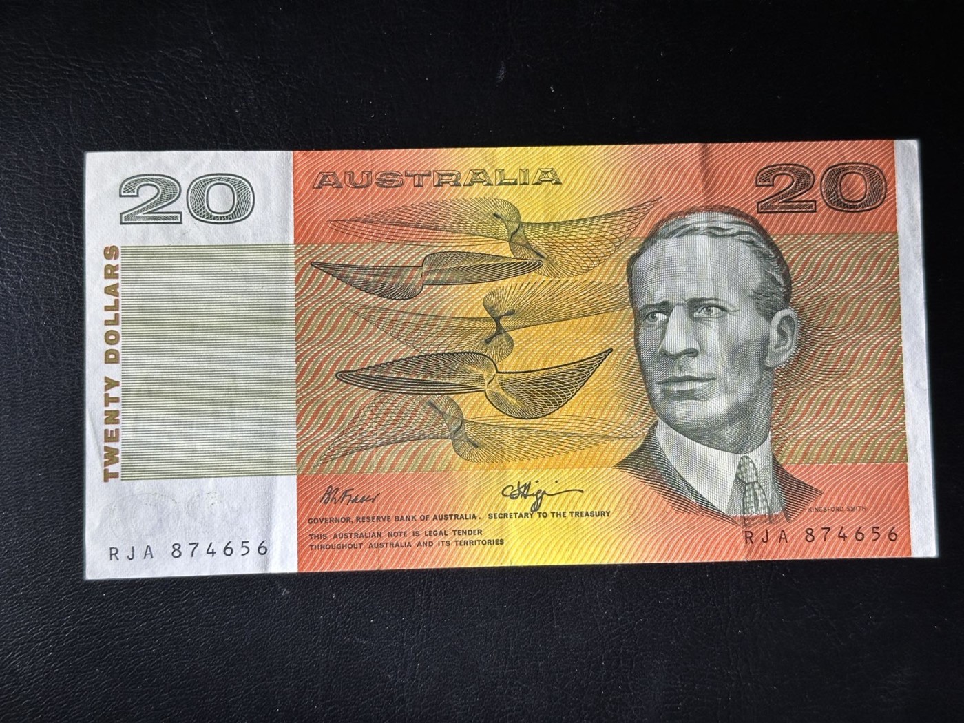 第三十六场！（本期有pmg记录仅两枚的顶级高货） 澳大利亚纸币版本20$，品相au，热门品种！纸币版本少见！