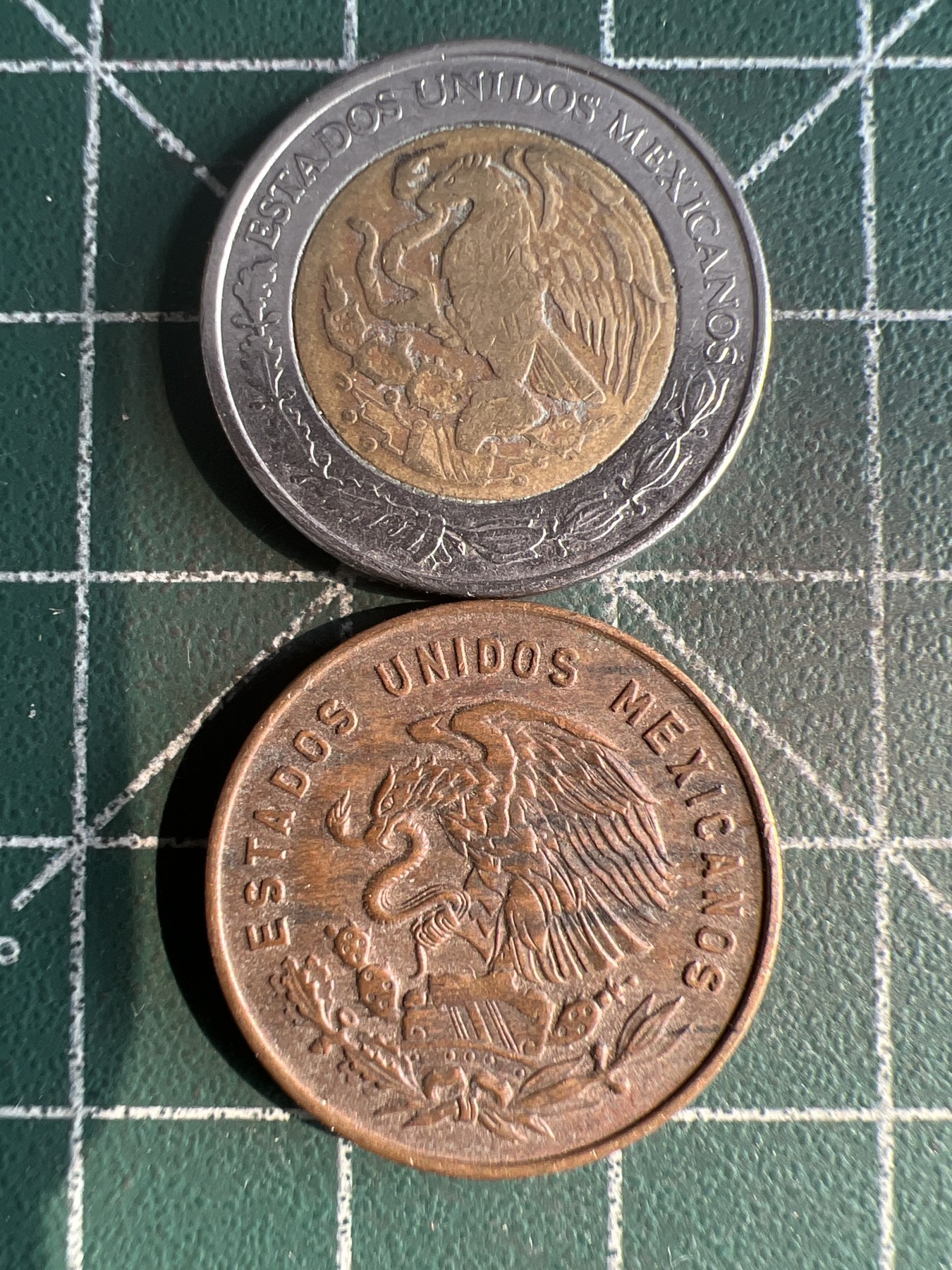 第556期 硬币专场 （无押金，捡漏，全场50包邮，偏远地区除外，接收代拍业务） 墨西哥2枚
