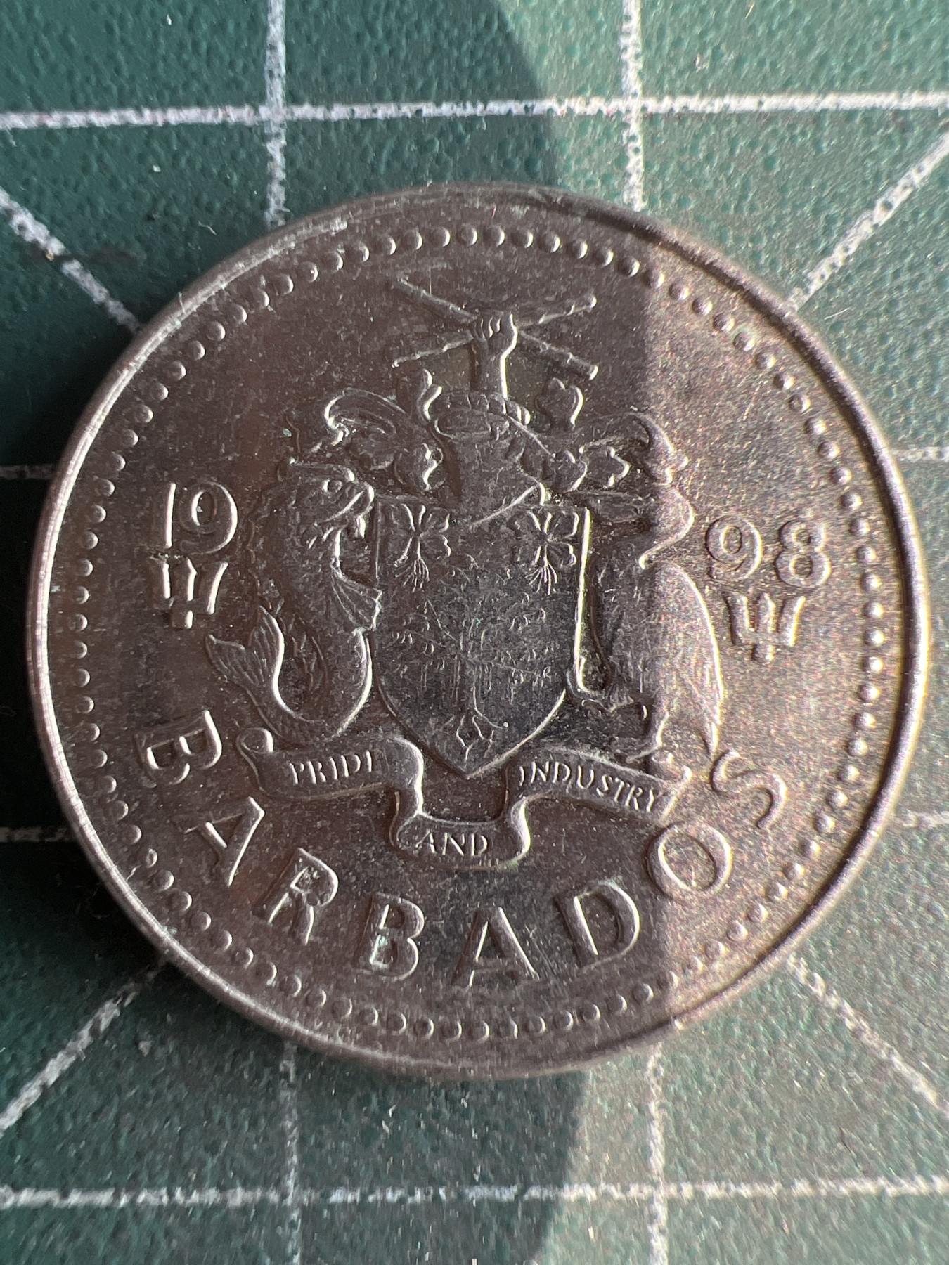 第590期 硬币专场 （无押金，捡漏，全场50包邮，偏远地区除外，接收代拍业务） 巴巴多斯25分