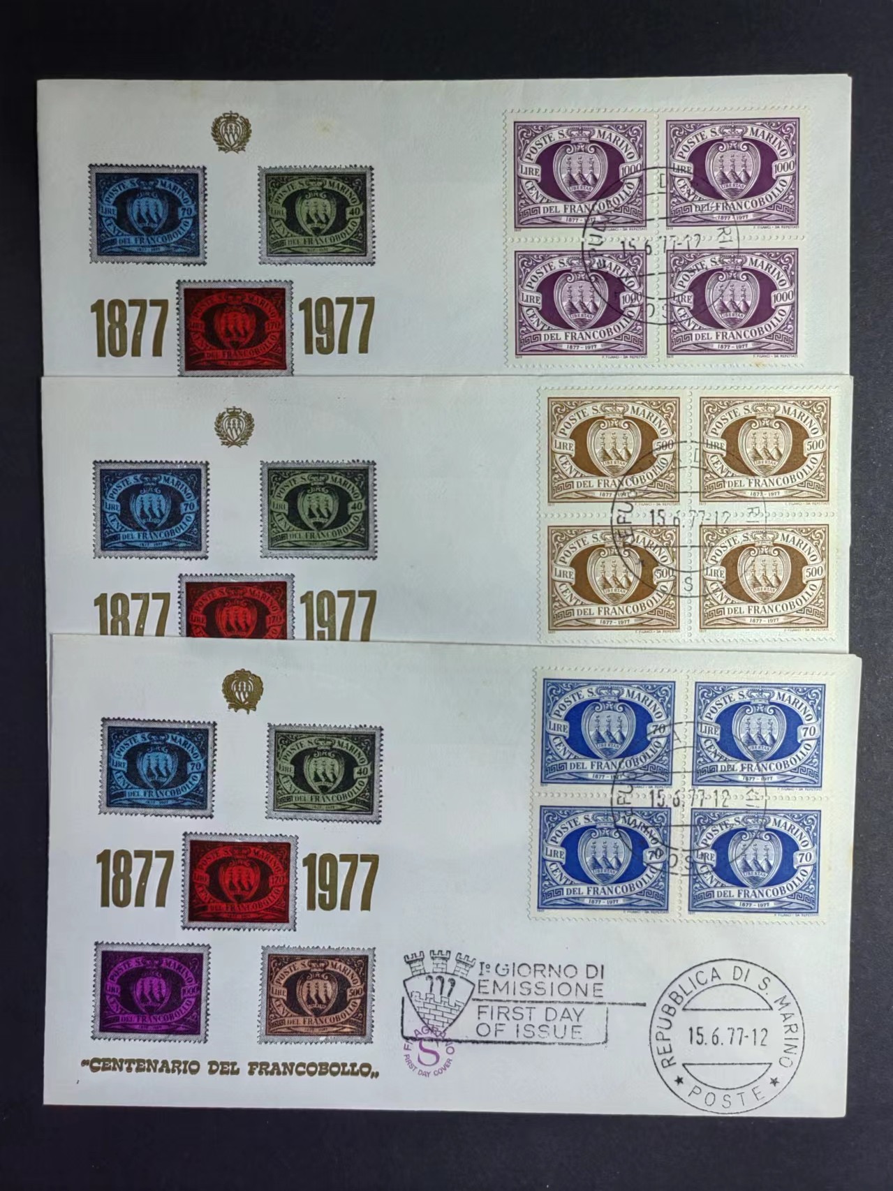 多国邮品✌（拍卖场）精品🔥专场 第五十场 意大利邮票发行100周年纪念