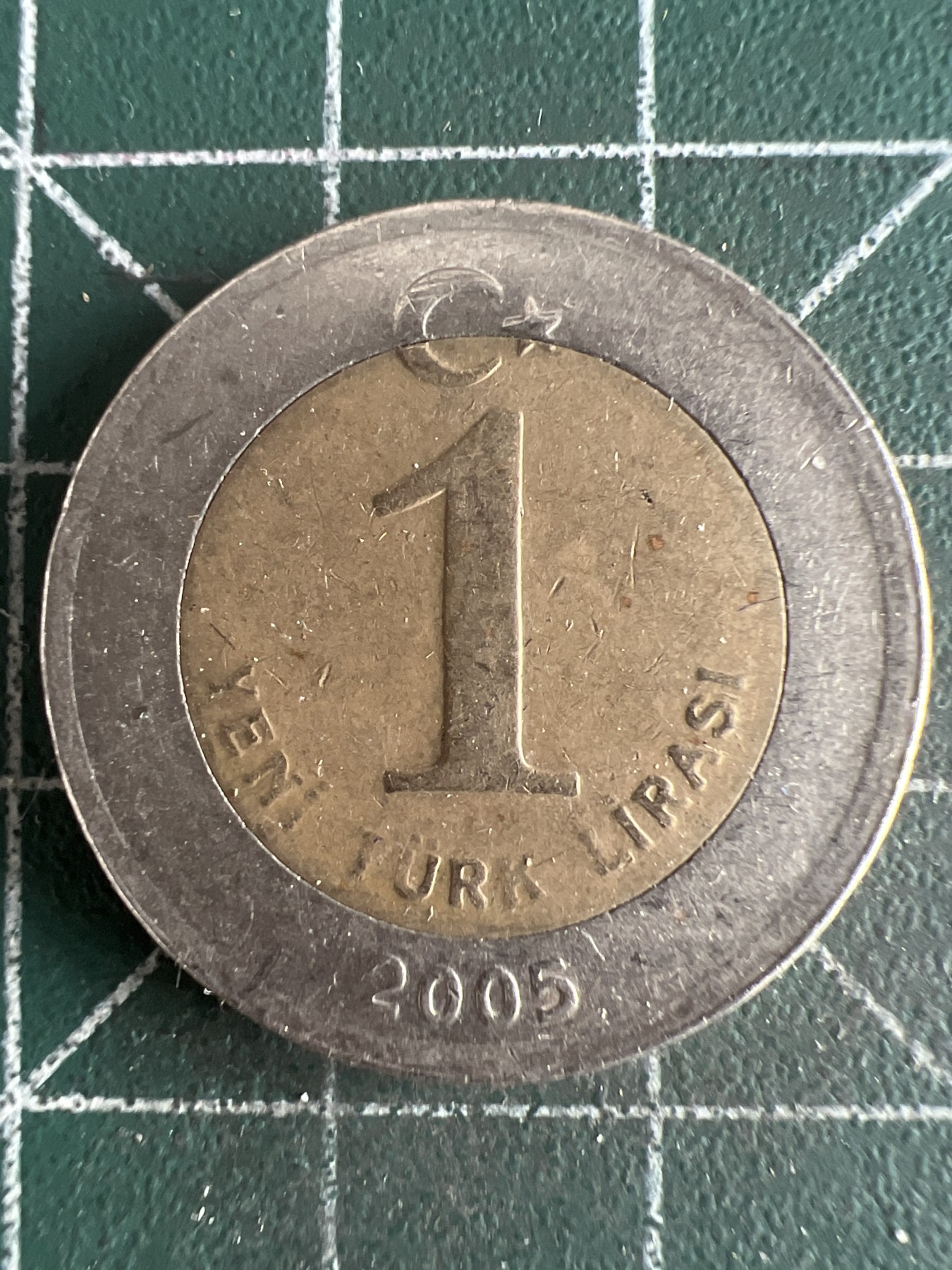 第537期  硬币专场 （无押金，捡漏，全场50包邮，偏远地区除外，接收代拍业务） 土耳其1里拉