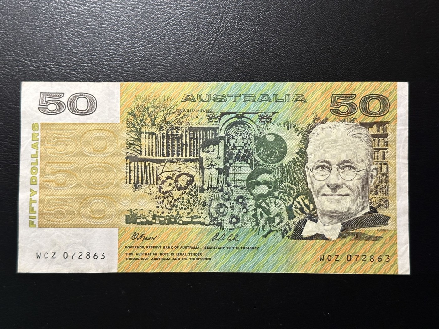 第三十六场！（本期有pmg记录仅两枚的顶级高货） 澳大利亚纸币版本50$，品相au，热门品种！纸币版本少见！