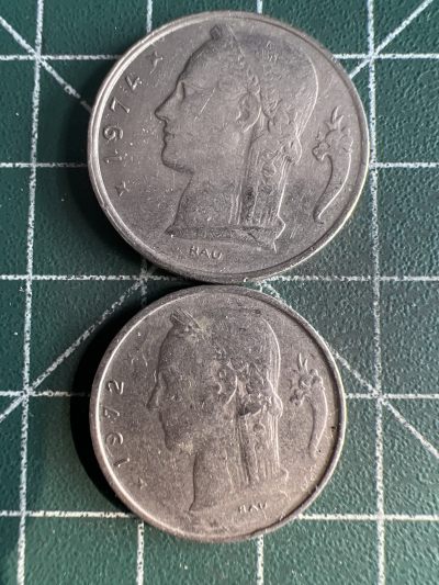 第556期 硬币专场 （无押金，捡漏，全场50包邮，偏远地区除外，接收代拍业务） - 比利时两枚