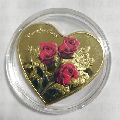 开心放漏，无佣金 - 非常完美的银色，红玫瑰，包装精美，送给心爱的他