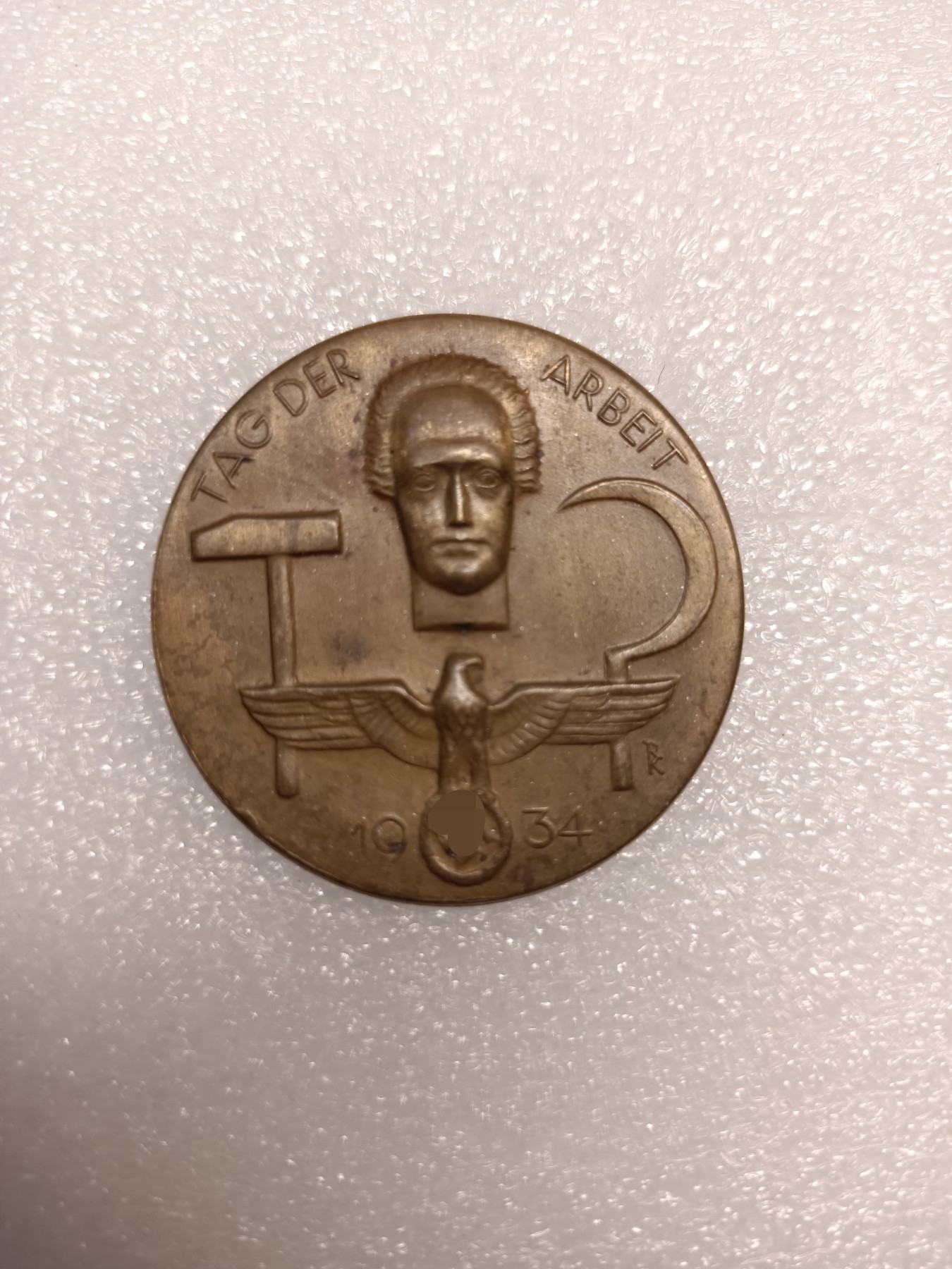 阿娜斯塔西亚军事题材拍卖第五期 Third Reich1934nsdap早期劳动节徽章