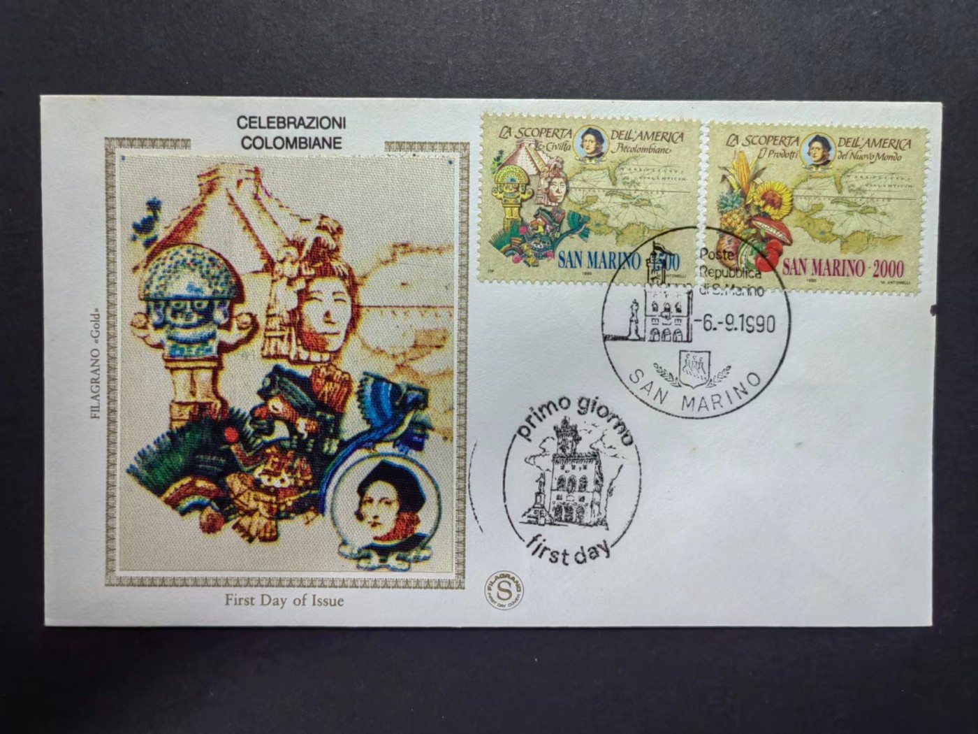 多国邮品✌（拍卖场）精品🔥专场 第五十场 意大利 哥伦比发现新大陆500周年