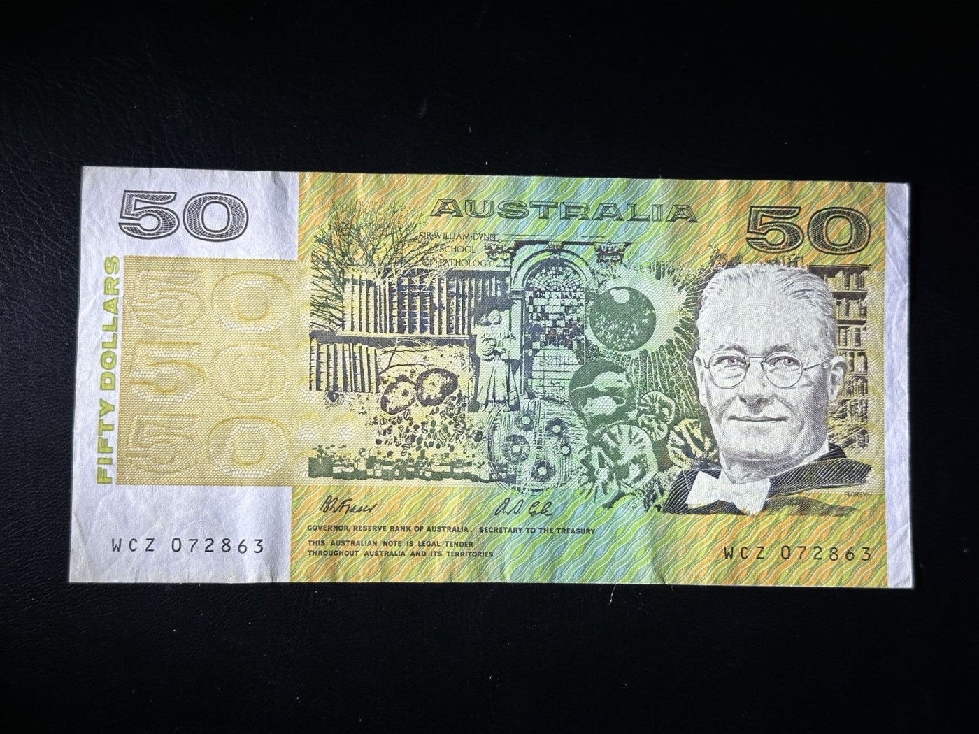 第三十六场！（本期有pmg记录仅两枚的顶级高货） 澳大利亚纸币版本50$，品相au，热门品种！纸币版本少见！