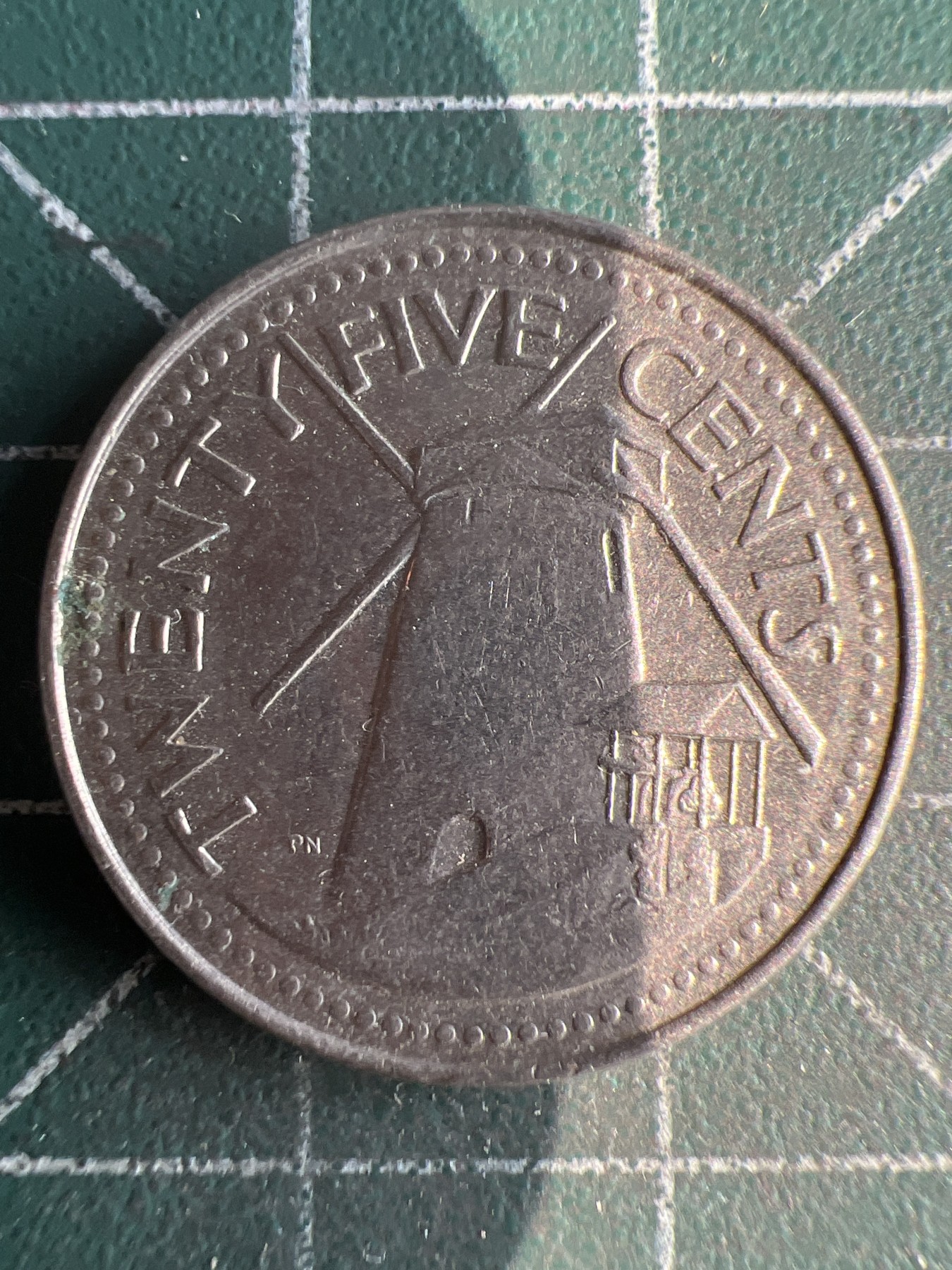 第590期 硬币专场 （无押金，捡漏，全场50包邮，偏远地区除外，接收代拍业务） 巴巴多斯25分