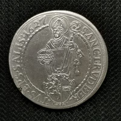 道一币馆币章第三十九场 - 神圣罗马帝国1627年1泰勒银币